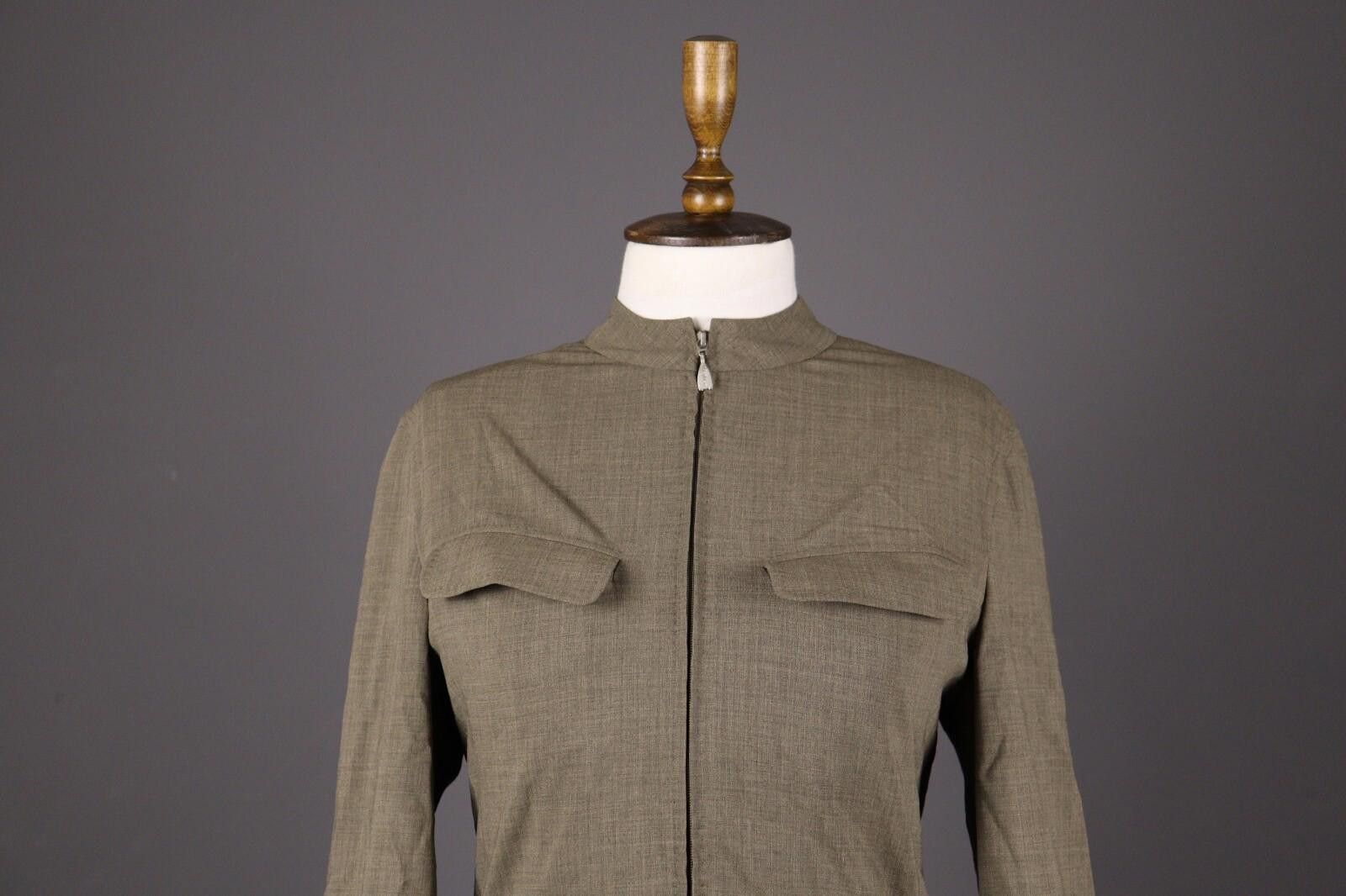 Designer Max Mara Wool Plus Lycra Brown Jacket Size USA 4 GB 8 Size S / US 4 / IT 40 - 2 Thumbnail