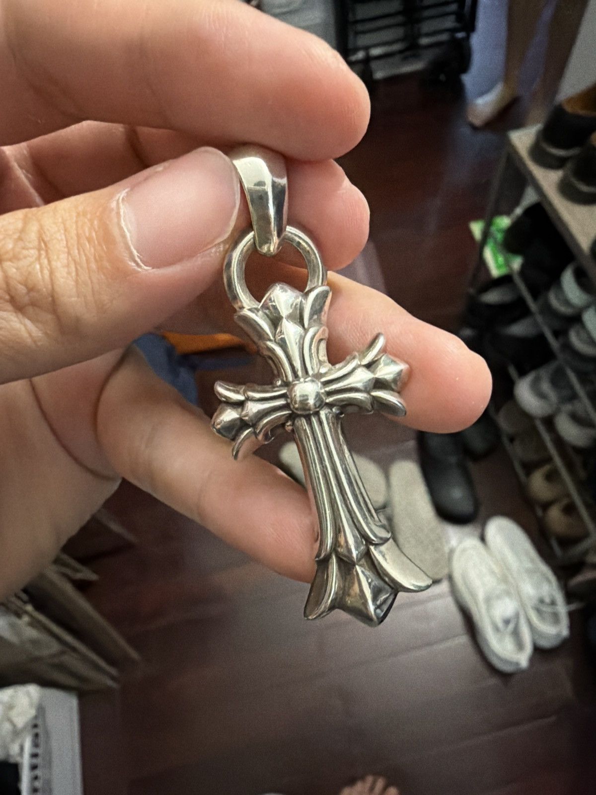 Chrome Hearts chrome hearts double cross pendant Size ONE SIZE - 11 Thumbnail