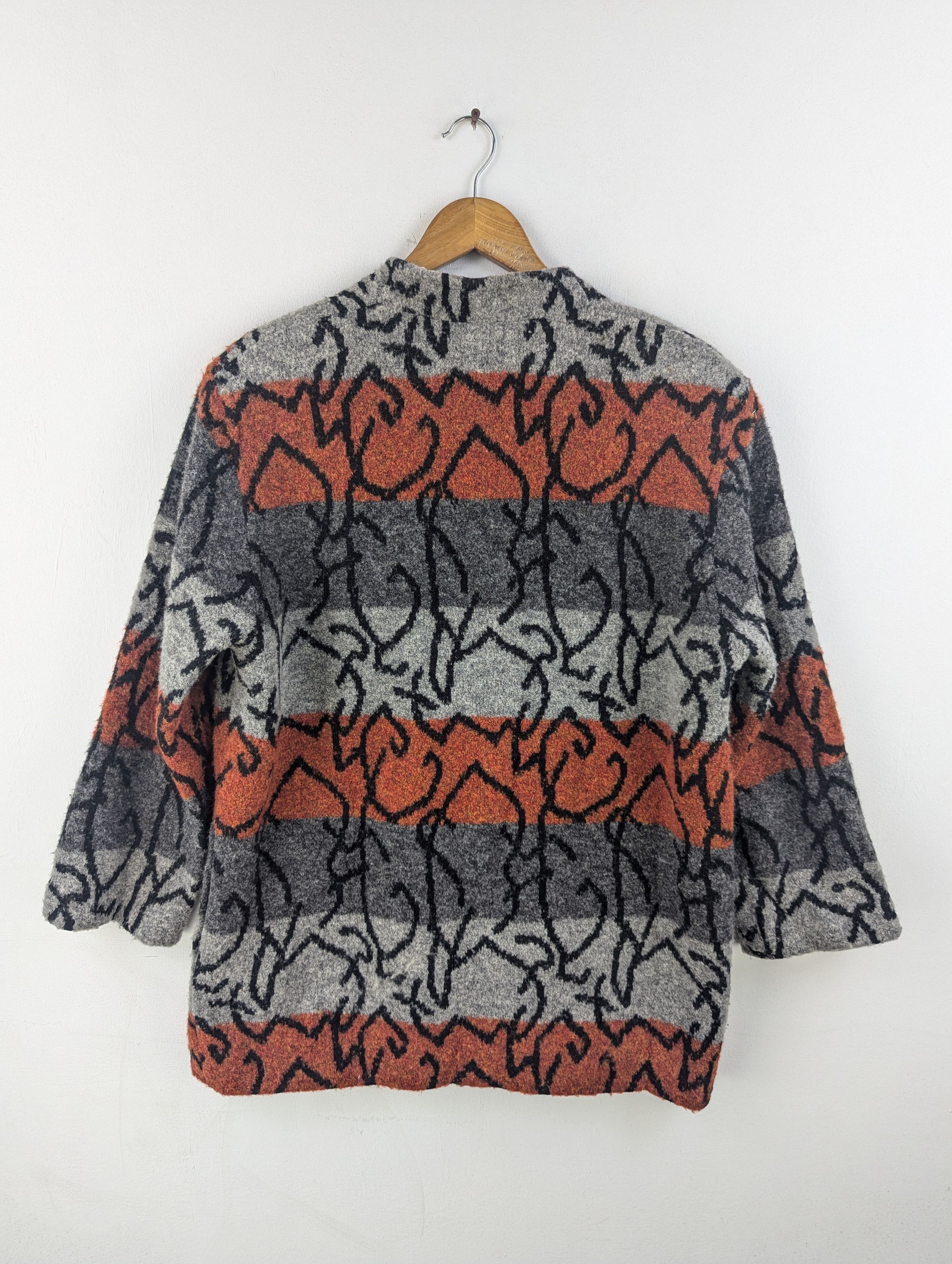 Japanese Brand × Vintage Vintage Wool Cardigan Button Up by Leporte Size L / US 10 / IT 46 - 10 Thumbnail