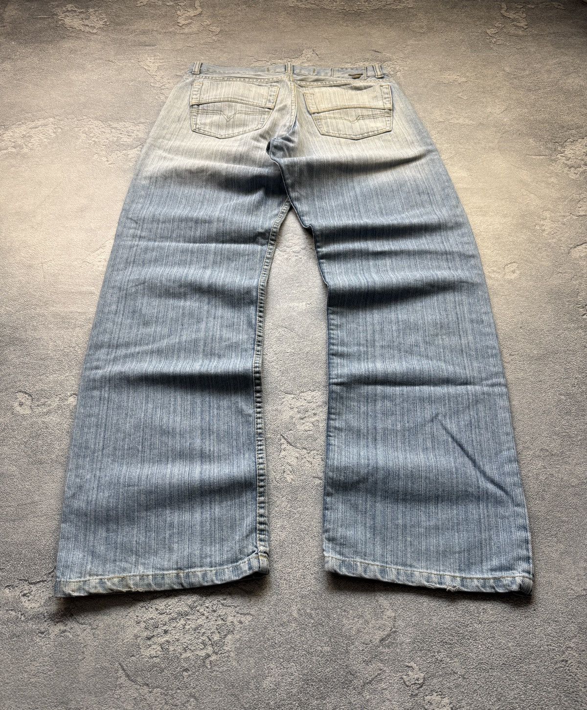 Diesel Y2K Flare Opium LGB Style Diesel Distressed Denim Jeans Size US 32 / EU 48 - 2 Thumbnail