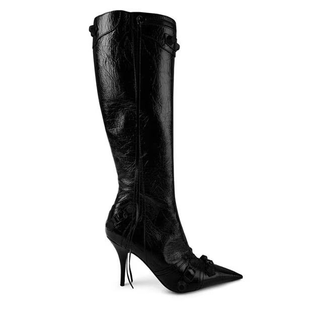 Balenciaga o1g2r1mq0924 90mm Boots in Black Size US 7.5 / IT 37.5 - 1 Thumbnail