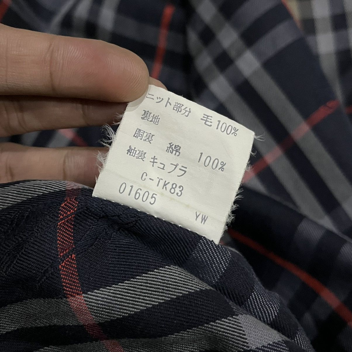 Burberry × Vintage Vintage Burberrys Plaid Linned Casual Zipper Jacket Size US M / EU 48-50 / 2 - 8 Thumbnail