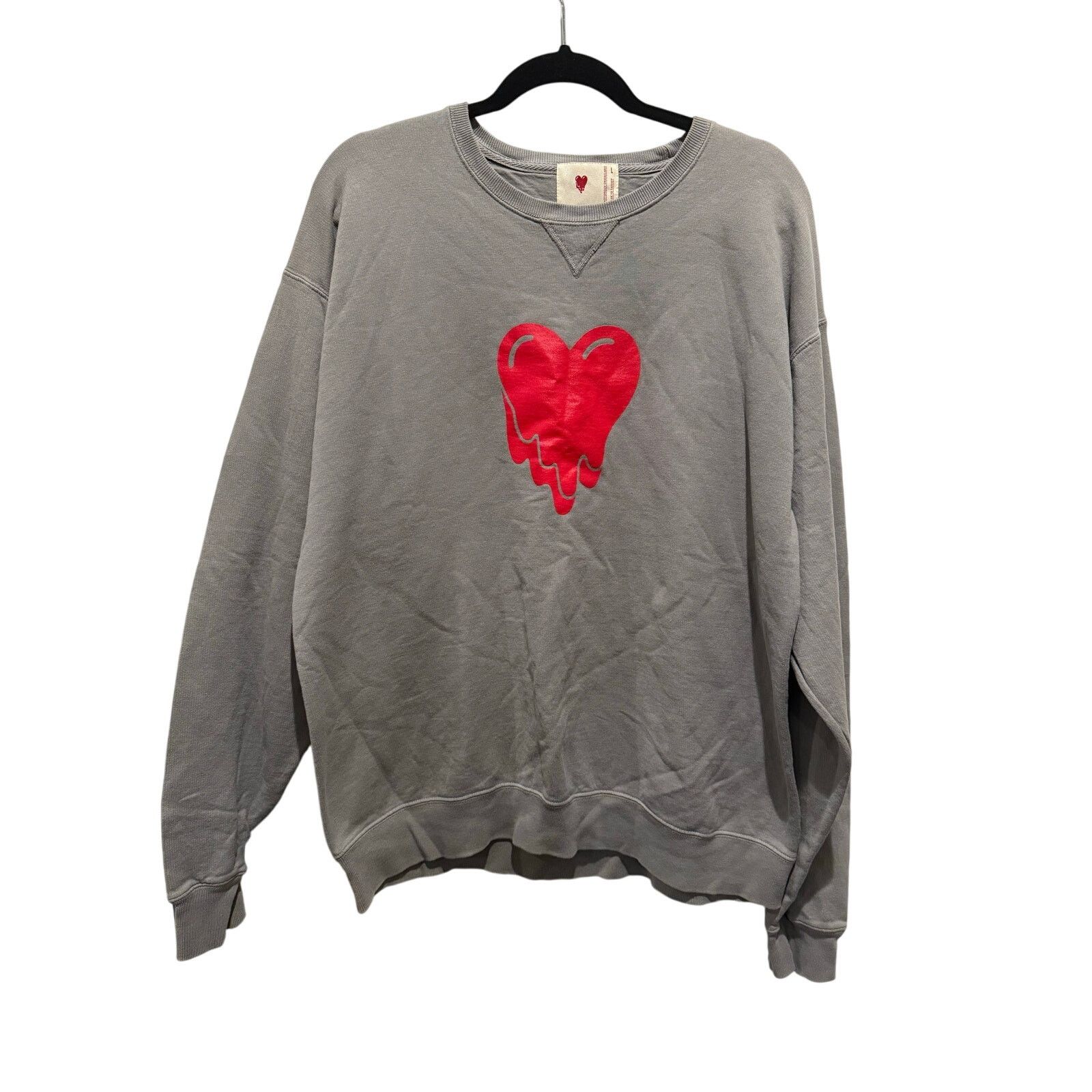 Emotionally Unavailable Emotionally Unavailable Dripping Heart Crewneck Sweatshirt L Size US L / EU 52-54 / 3 - 1 Thumbnail