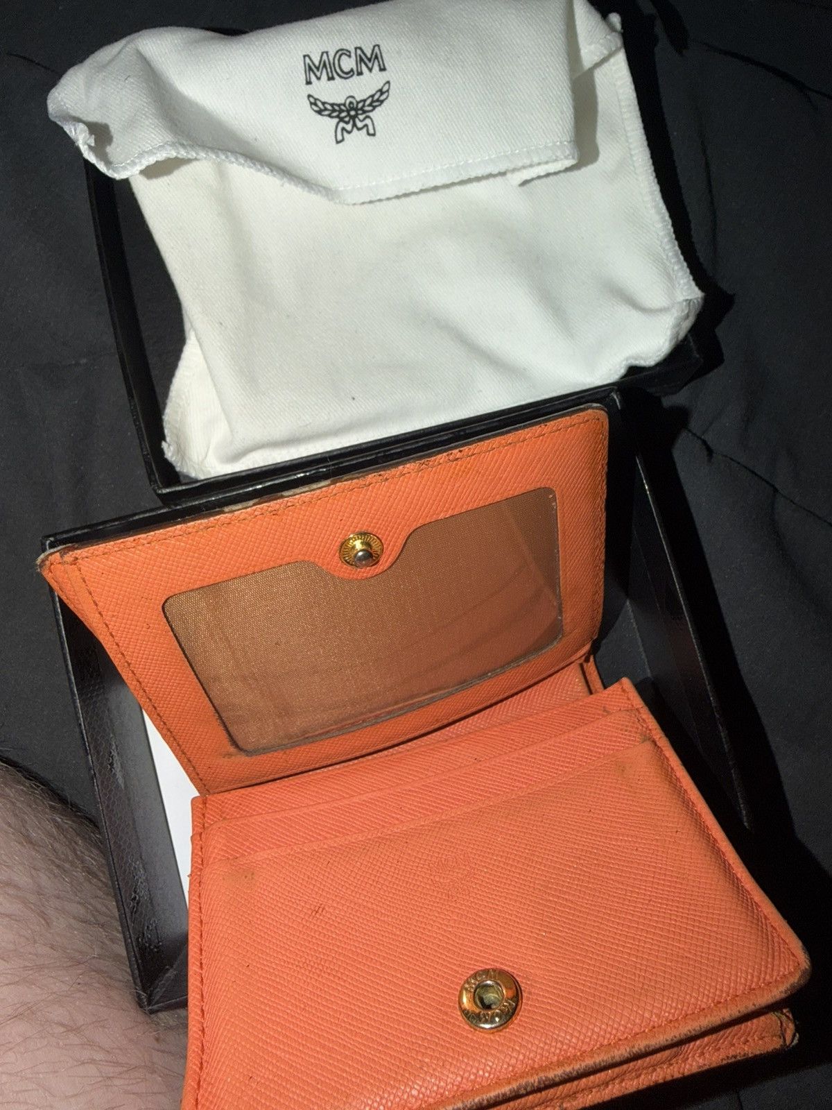 MCM MCM Wallet - Cognac & Orange with ID & Cash Compartment Size ONE SIZE - 7 Thumbnail