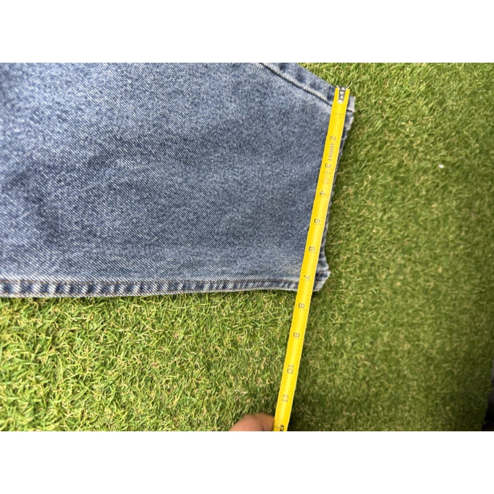 Levi's Levi's 505 Jeans Men's 36x30 Regular Straight Fit Medium Wash Blue Denim Casual Size US 36 / EU 52 - 7 Thumbnail