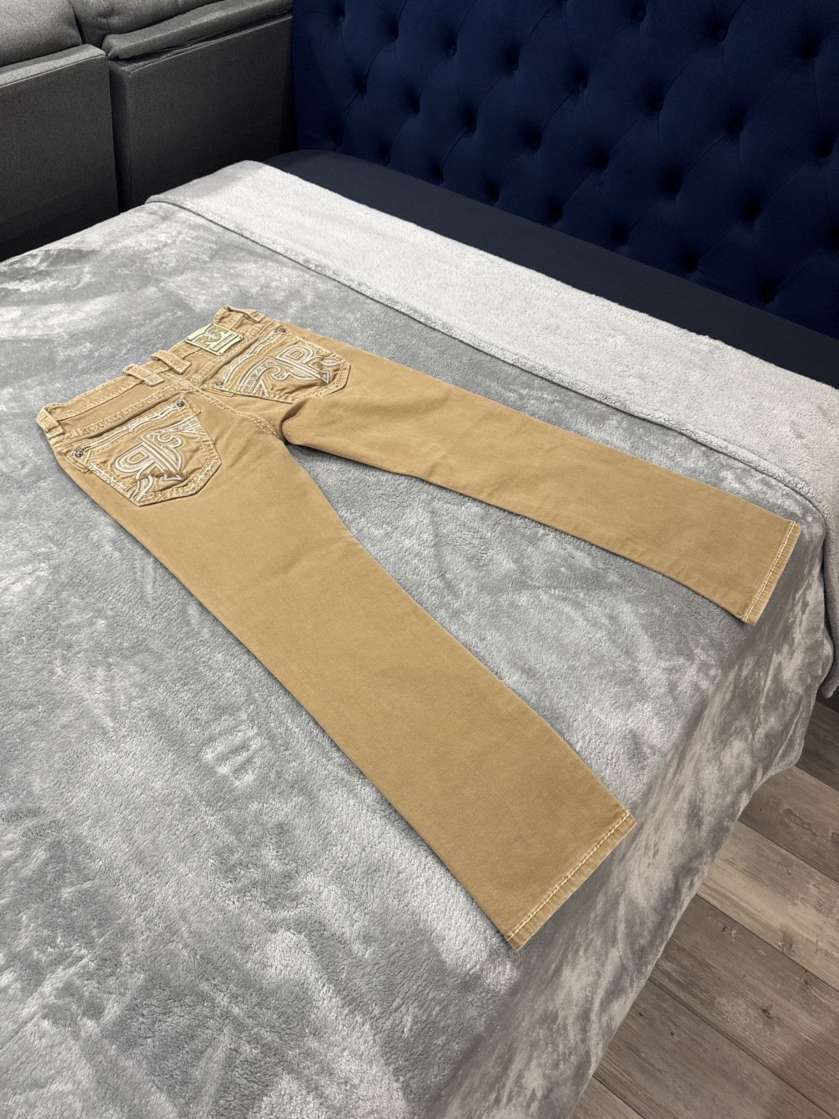 Rock Revival Beige/Brown Rock revival jeans 31/32 Size US 31 - 2 Thumbnail