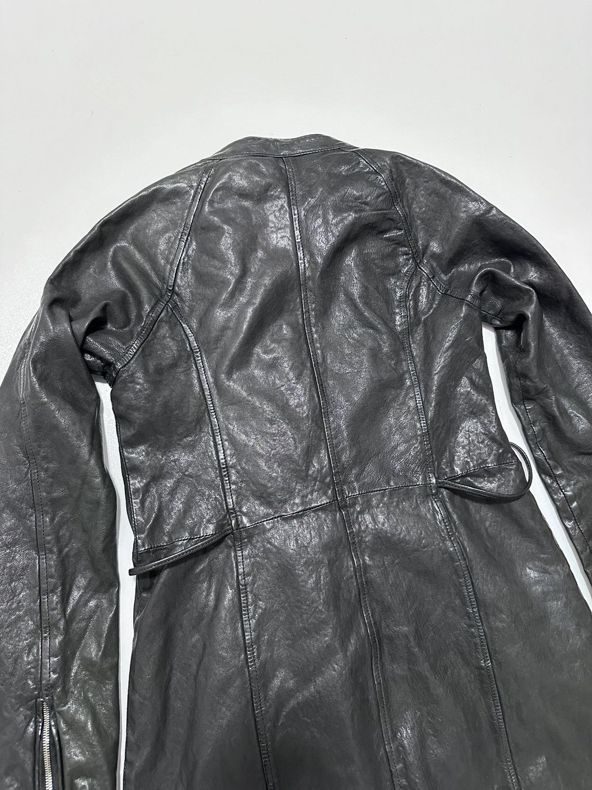 Giorgio Brato Giorgio Brato Leather Trench Coats Organic Edition Size 42 Size M / US 6-8 / IT 42-44 - 8 Thumbnail