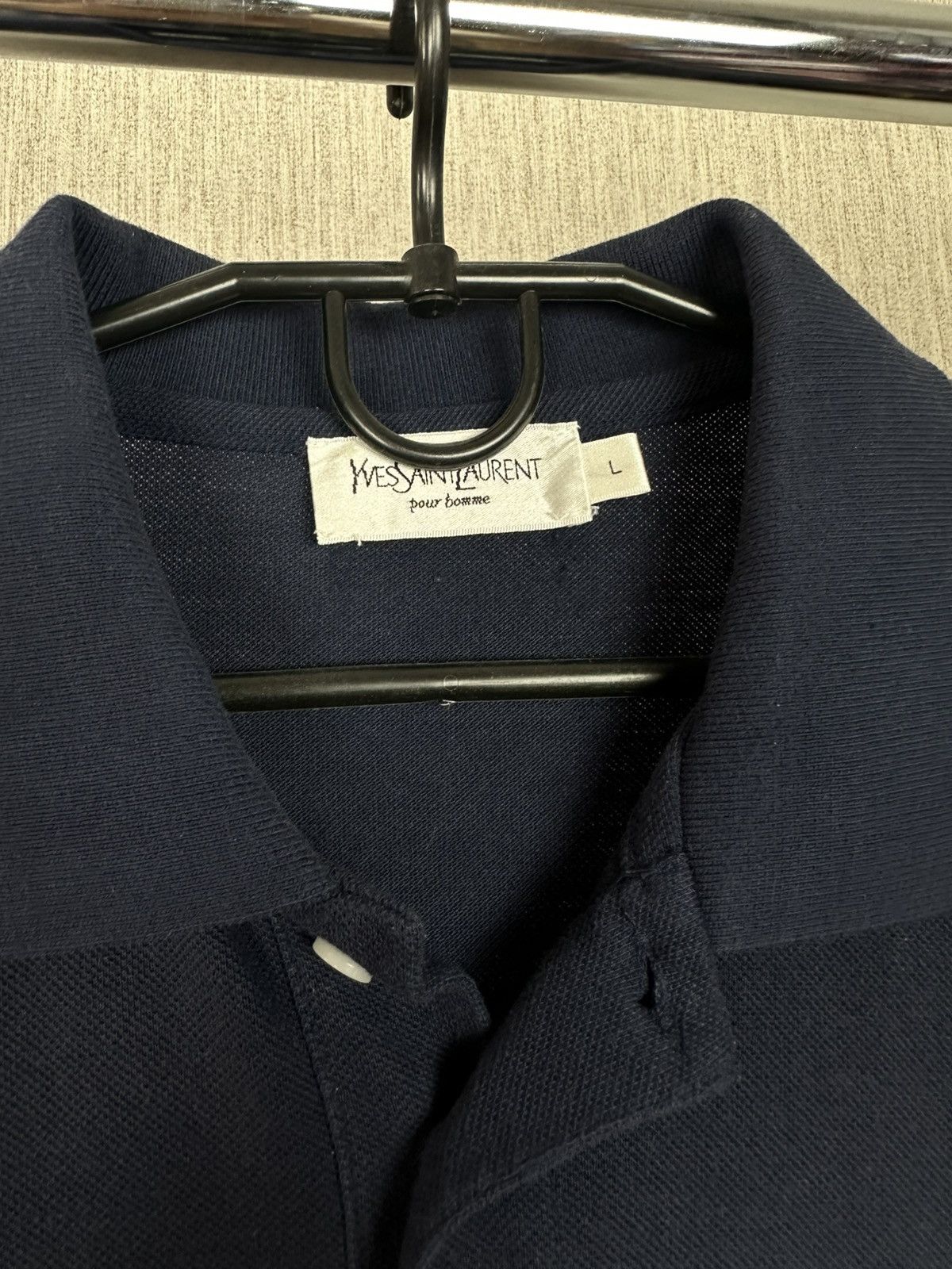 Vintage × Yves Saint Laurent Vintage Yves Saint Lauren mini Logo Polo shirt YSL Polo Size US L / EU 52-54 / 3 - 3 Thumbnail