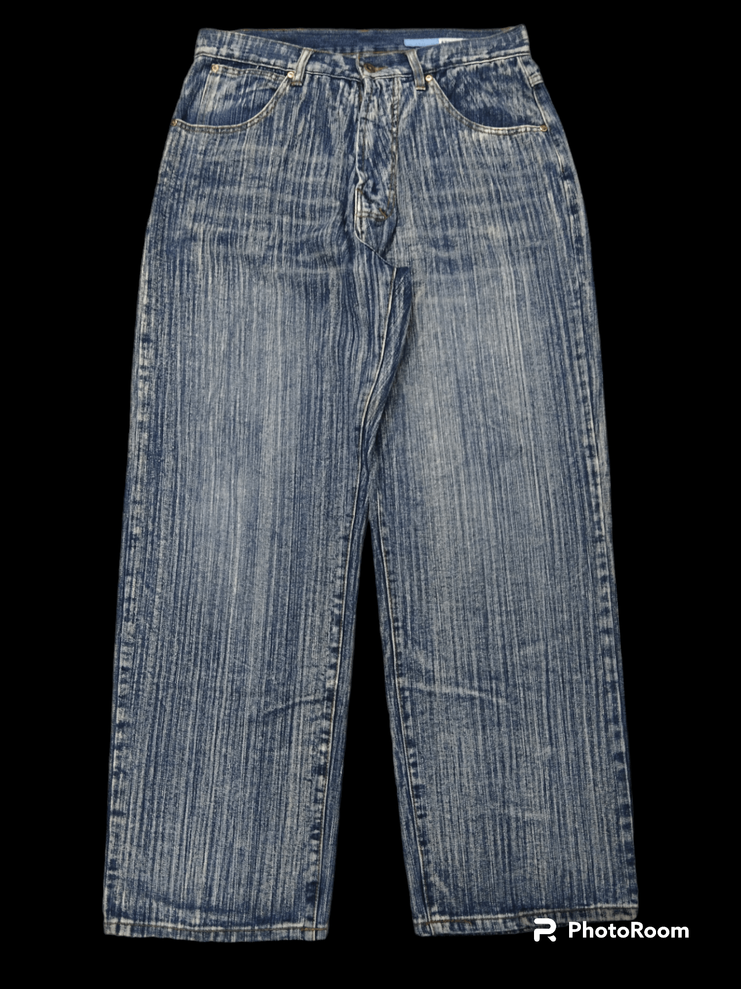 Japanese Brand WIDE PANTS BAGGY🔥SICK AZZURE DENIM Size US 33 - 1 Thumbnail