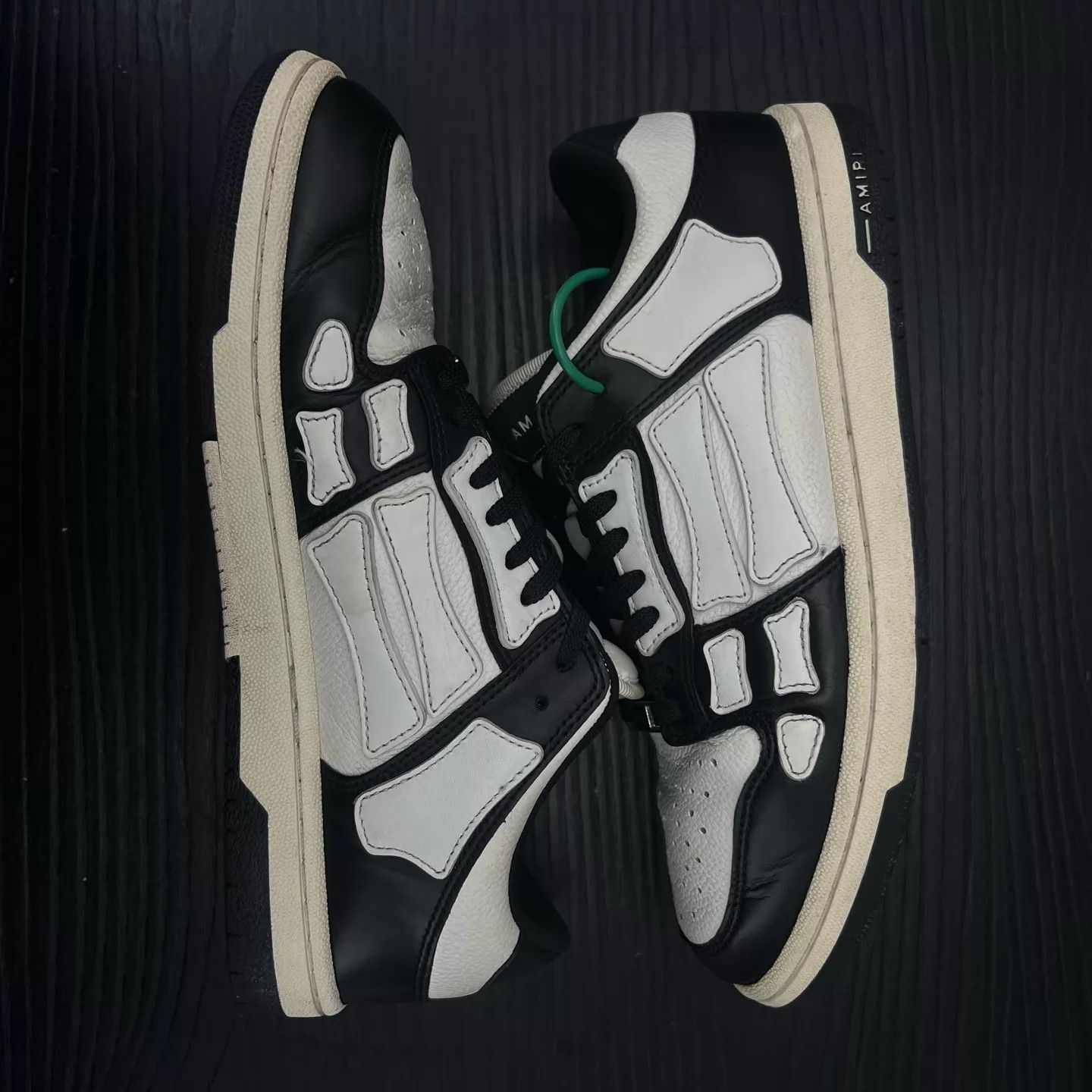 Amiri Amiri Black & White Bone Sneaker 41 Size US 8 / EU 41 - 2 Thumbnail