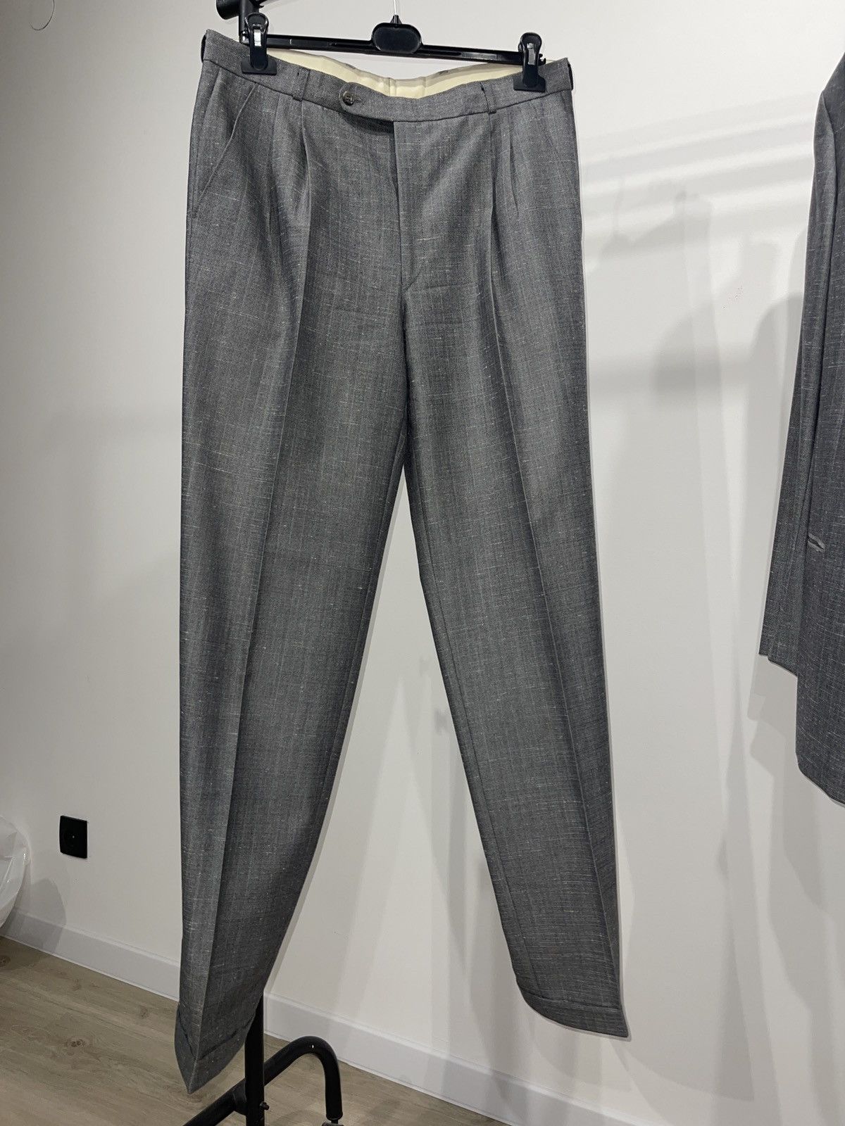 Vintage 🔥Vintage double-breasted suit classic blazer + trousers 40L Size 40L - 9 Thumbnail