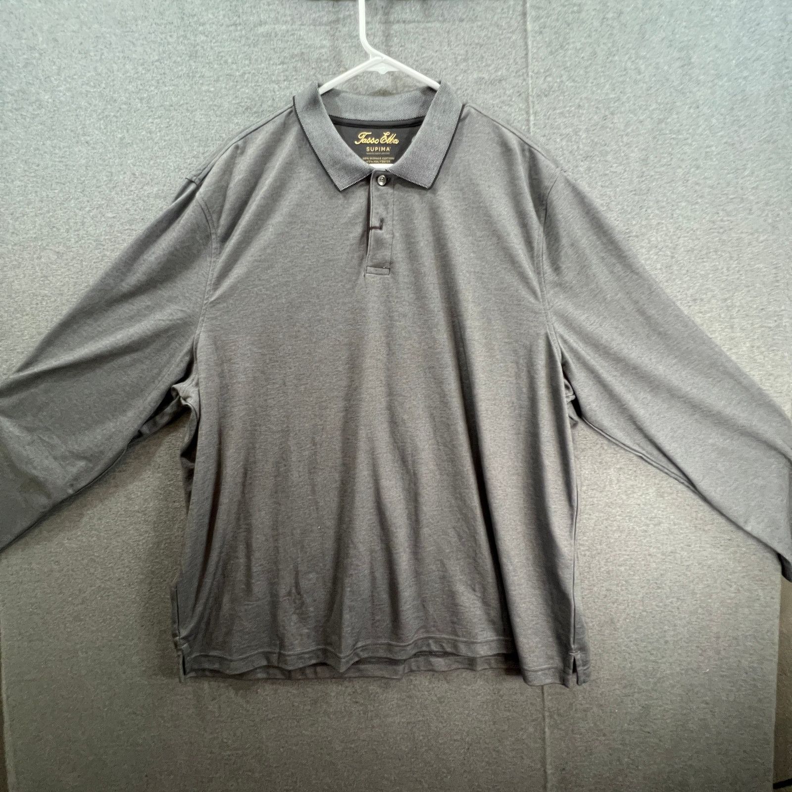 Tasso Elba Tasso Elba Shirt Adult Size XXL Gray Long Sleeve Size US XXL / EU 58 / 5 - 1 Thumbnail