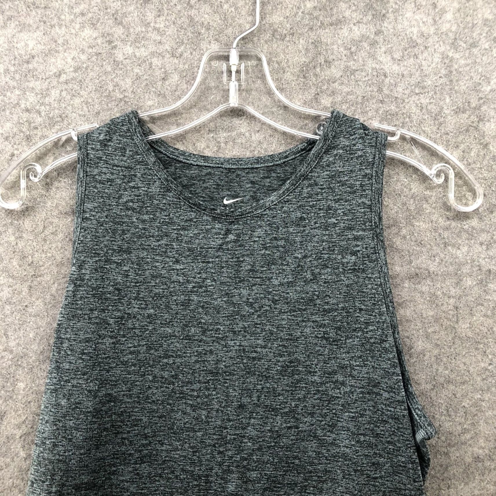 Nike Nike Dri-Fit Tank Top Womens S Gray Heather Indoor Activewear Running Crewneck Pullover Short Sleeveless Small Size S / US 4 / IT 40 - 3 Thumbnail