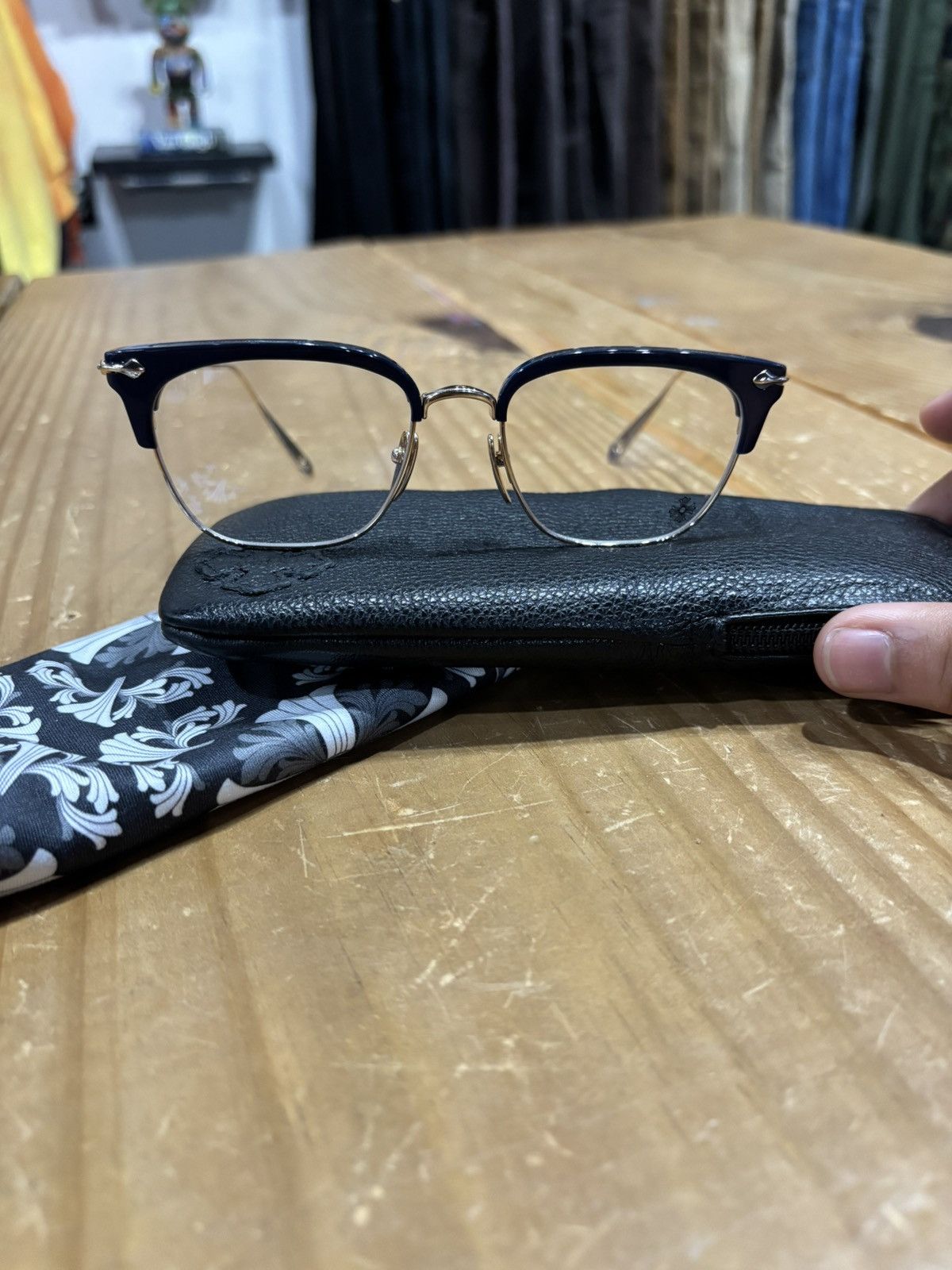 Chrome Hearts Chrome Hearts Glasses SLUNTRADICTION Size ONE SIZE - 4 Thumbnail