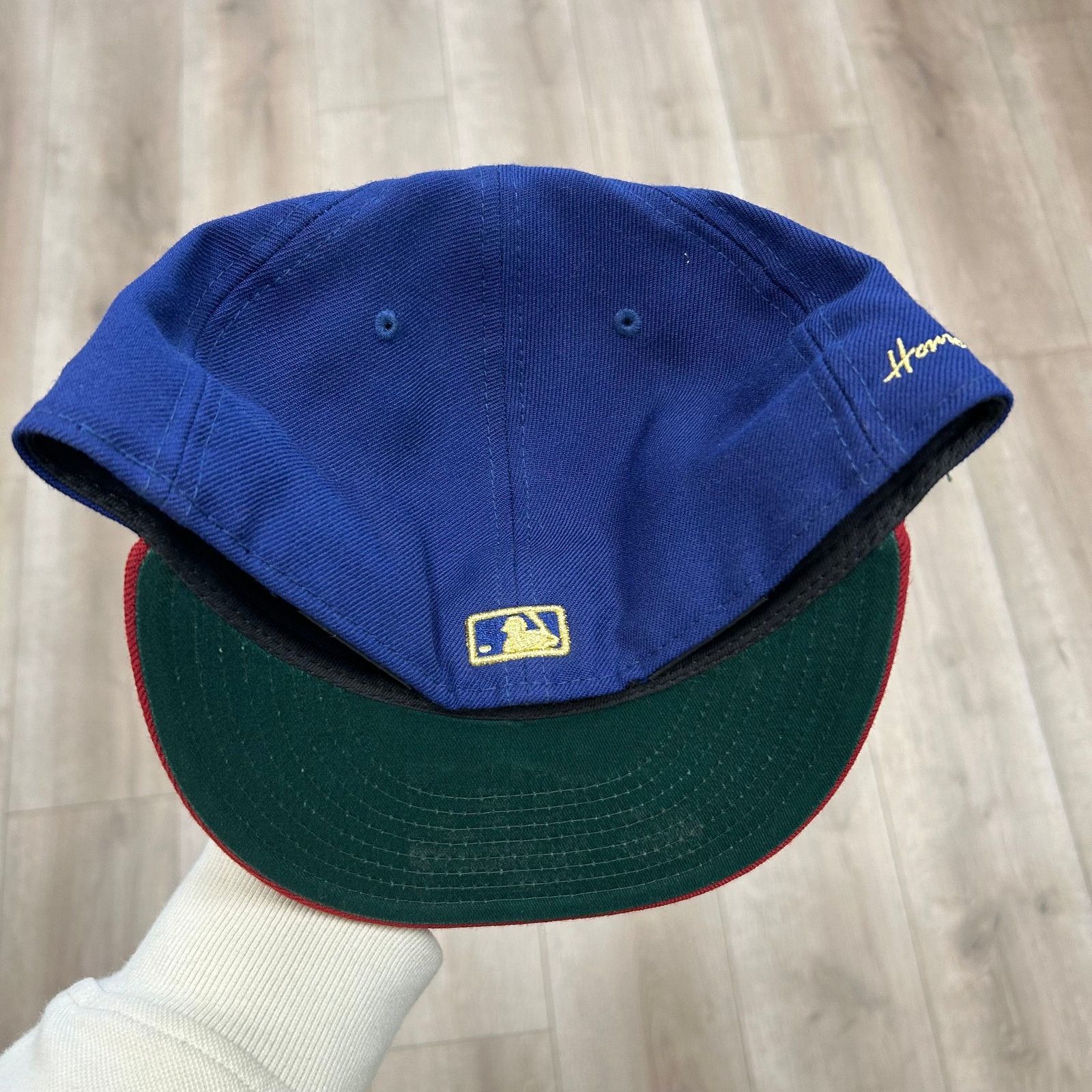 New Era SF Giants Home Of The Brave Flag Fitted Hat Cap Size 7 1/2 Size ONE SIZE - 4 Thumbnail