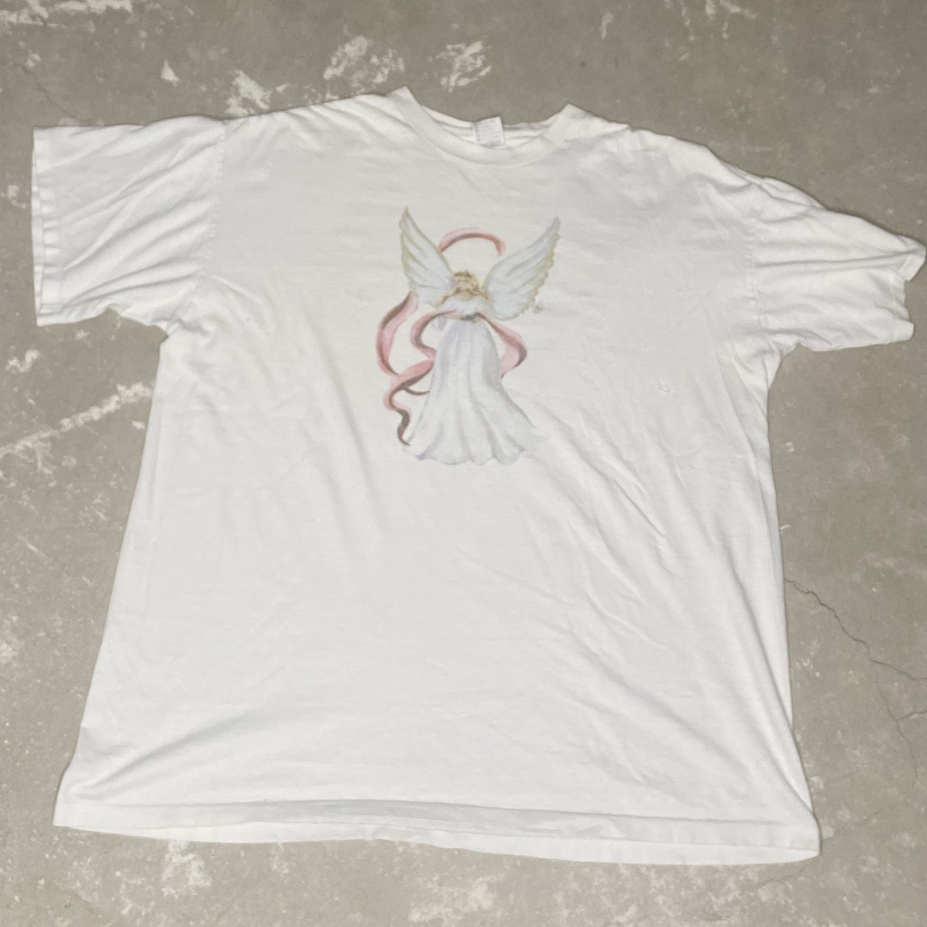 Vintage Vtg 90s Guardian Angel Oversized Tee Size US XL / EU 56 / 4 - 2 Thumbnail
