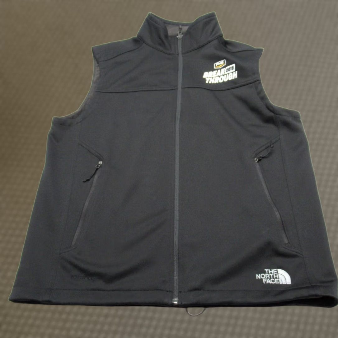 The North Face The North Face Vest Mens Large Black Ridgeline Soft Shell Windwall Full Zip LOGO Size US L / EU 52-54 / 3 - 1 Thumbnail