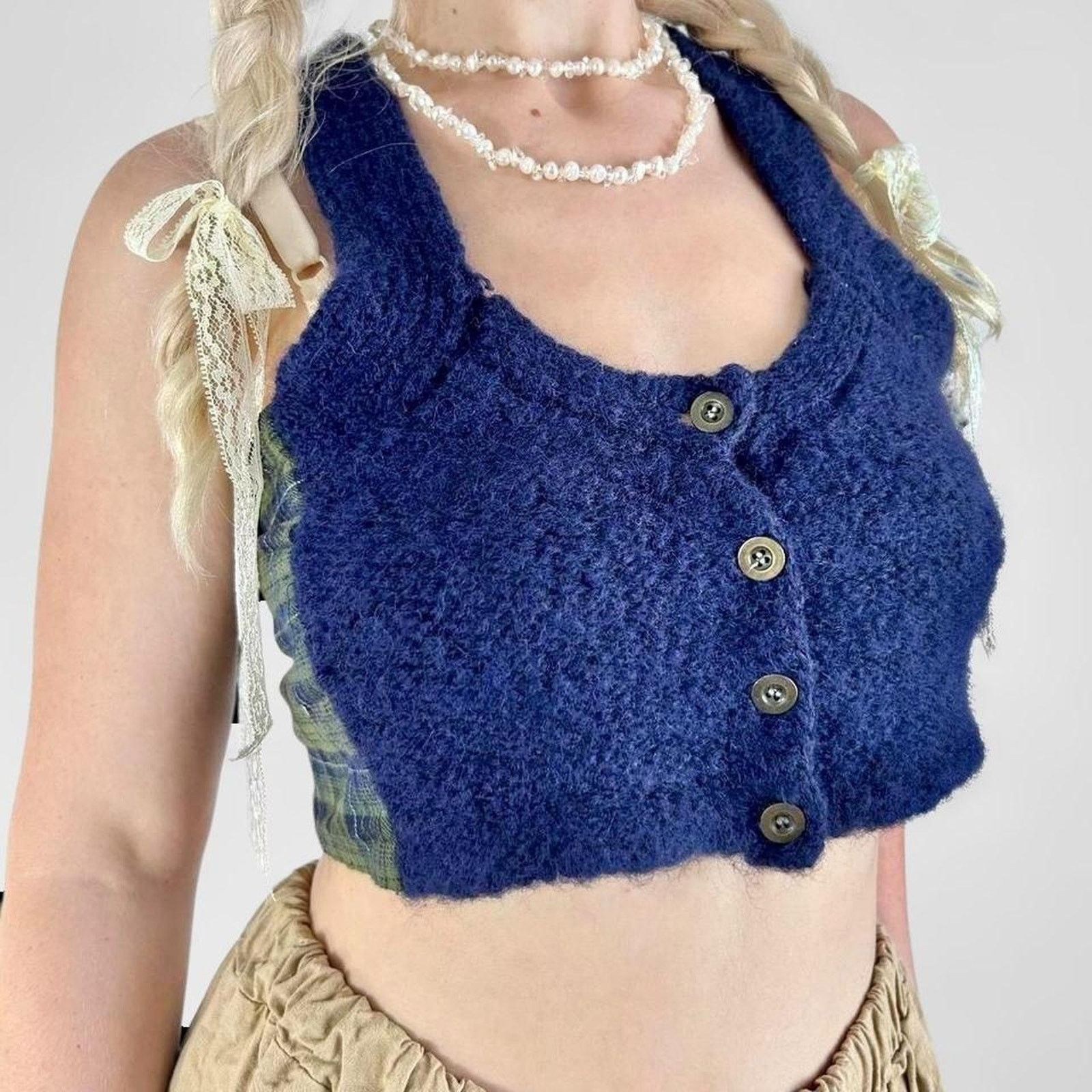 Free People free people patchwork knit festival vest Size M / US 6-8 / IT 42-44 - 1 Thumbnail