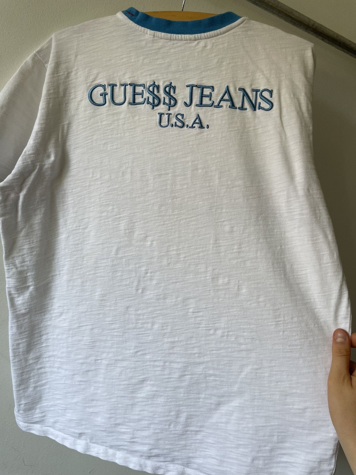 Guess ASAP Rocky x Guess Jeans Striped Ringer tee Grailed