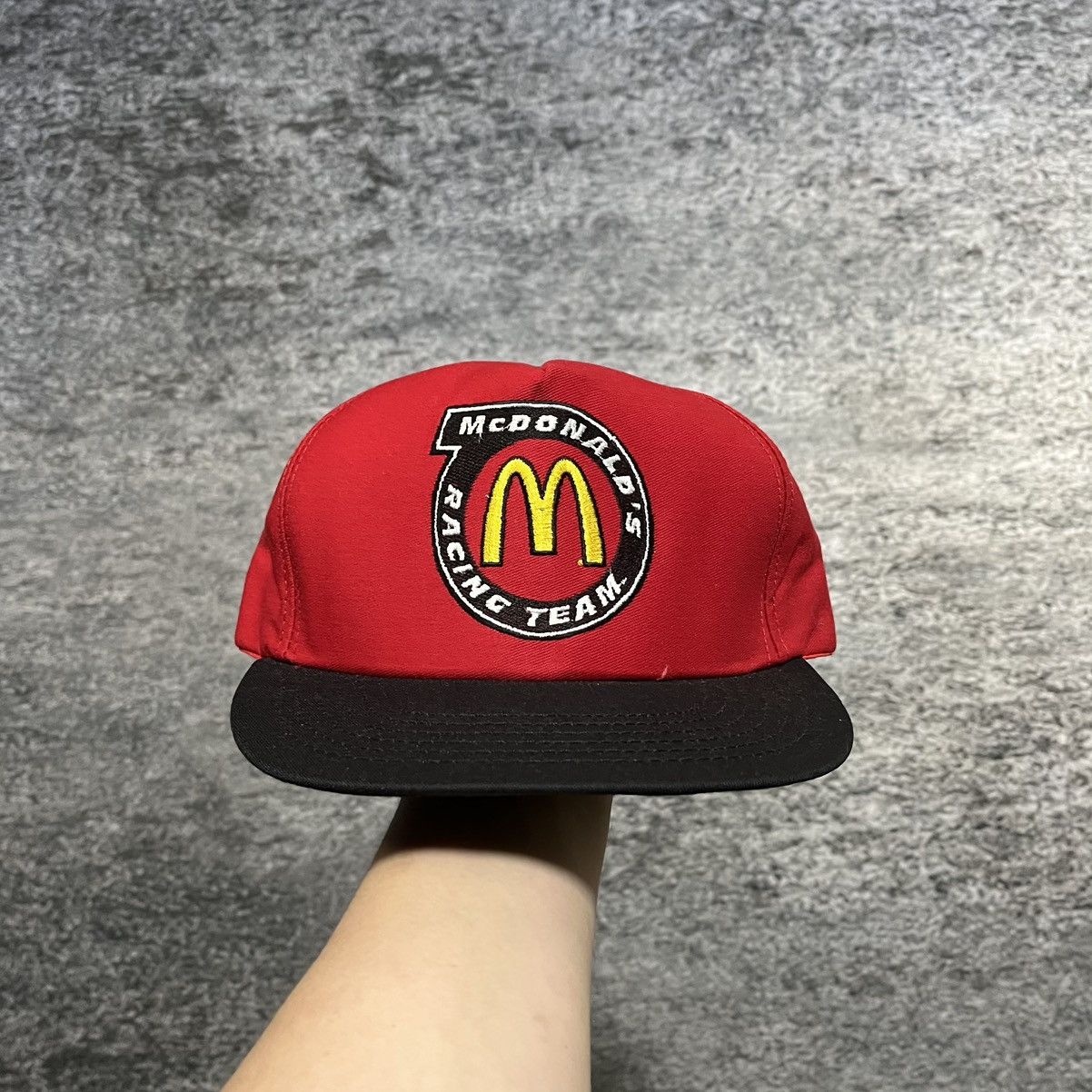 Vintage Vintage 90s McDonald's Racing Racing Team Hat Snapback Size ONE SIZE - 1 Thumbnail