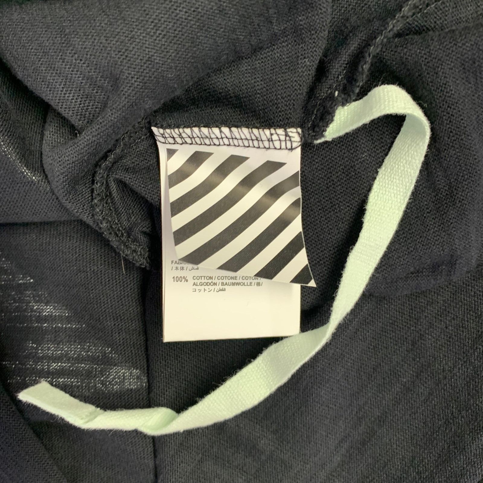 Off-White Black Multi Color Graphic Cotton Short Sleeve T-shirt Size US XXS / EU 40 - 6 Thumbnail