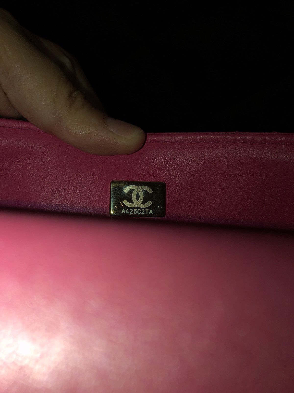Chanel Chanel Flap Bag Crossbody with Faux Pearl Chain Detail Size ONE SIZE - 10 Thumbnail