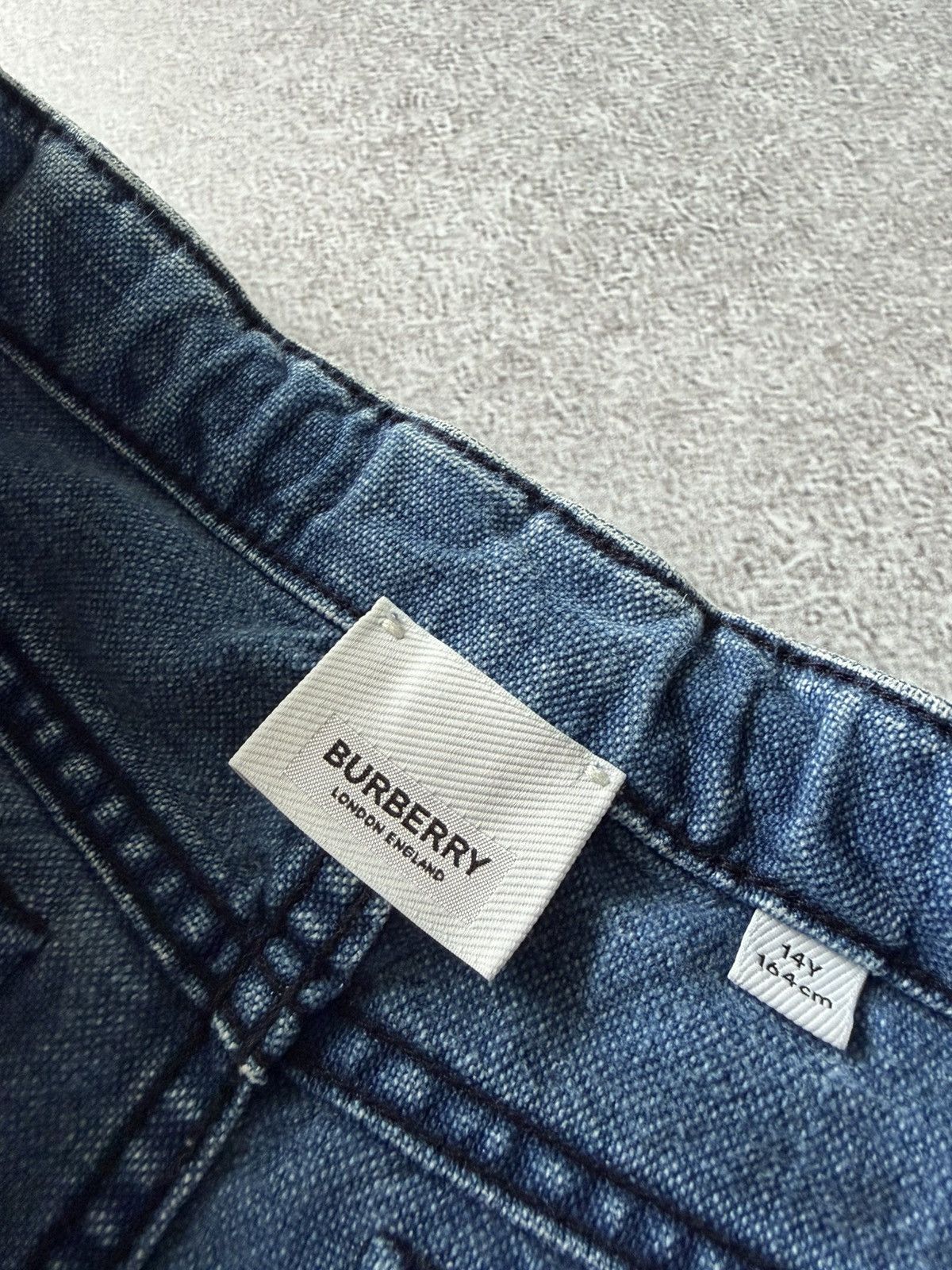 Burberry Burberry London Big Logo Denim Blue Jeans Pants Size It 40 Size 27" / US 4 / IT 40 - 8 Thumbnail