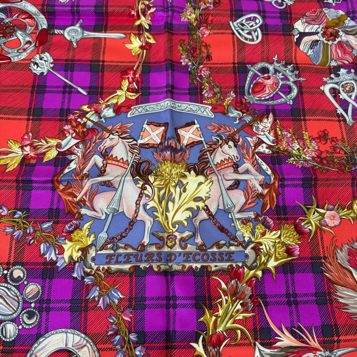 Hermes Hermes Kosmima Silk Scarf 99 New with Box Size ONE SIZE - 2 Thumbnail