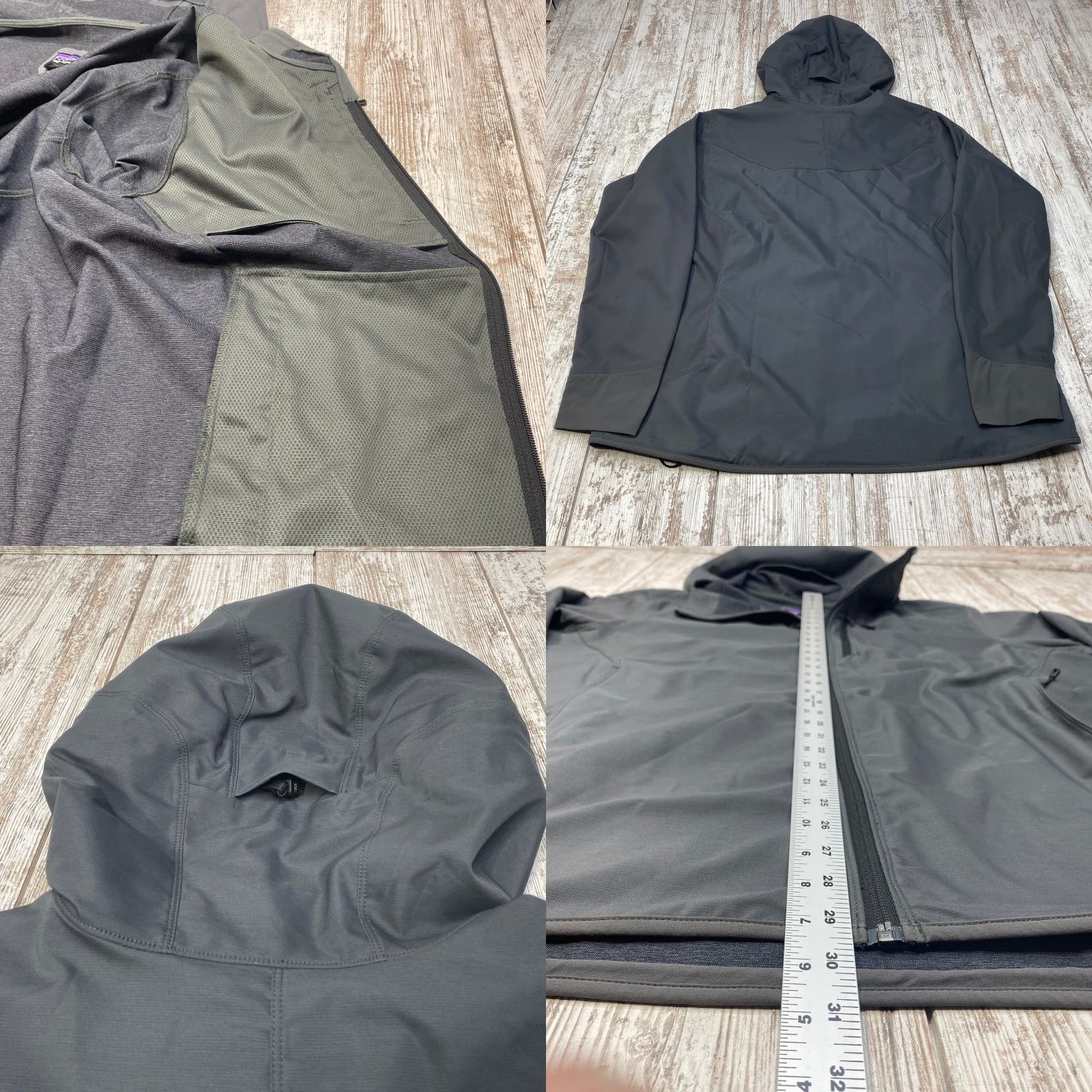 Patagonia Patagonia Jacket 2XL Gray Full Zip Hoody Levitation Men’s Shell 83030 7422 Size US XXL / EU 58 / 5 - 9 Thumbnail