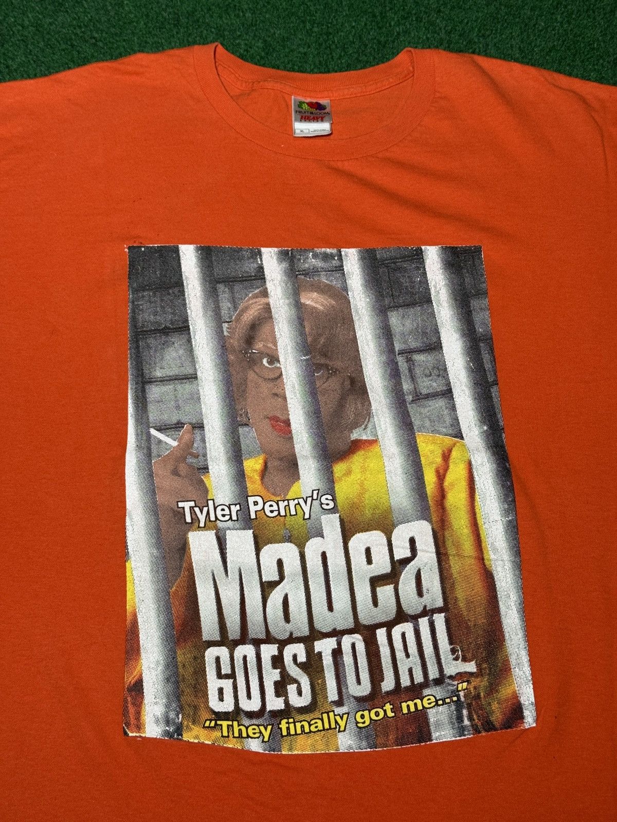 Fruit Of The Loom Madea Goes To Jail Tyler Perry Movie Promo XL Comedy T Shirt Size US XL / EU 56 / 4 - 2 Thumbnail