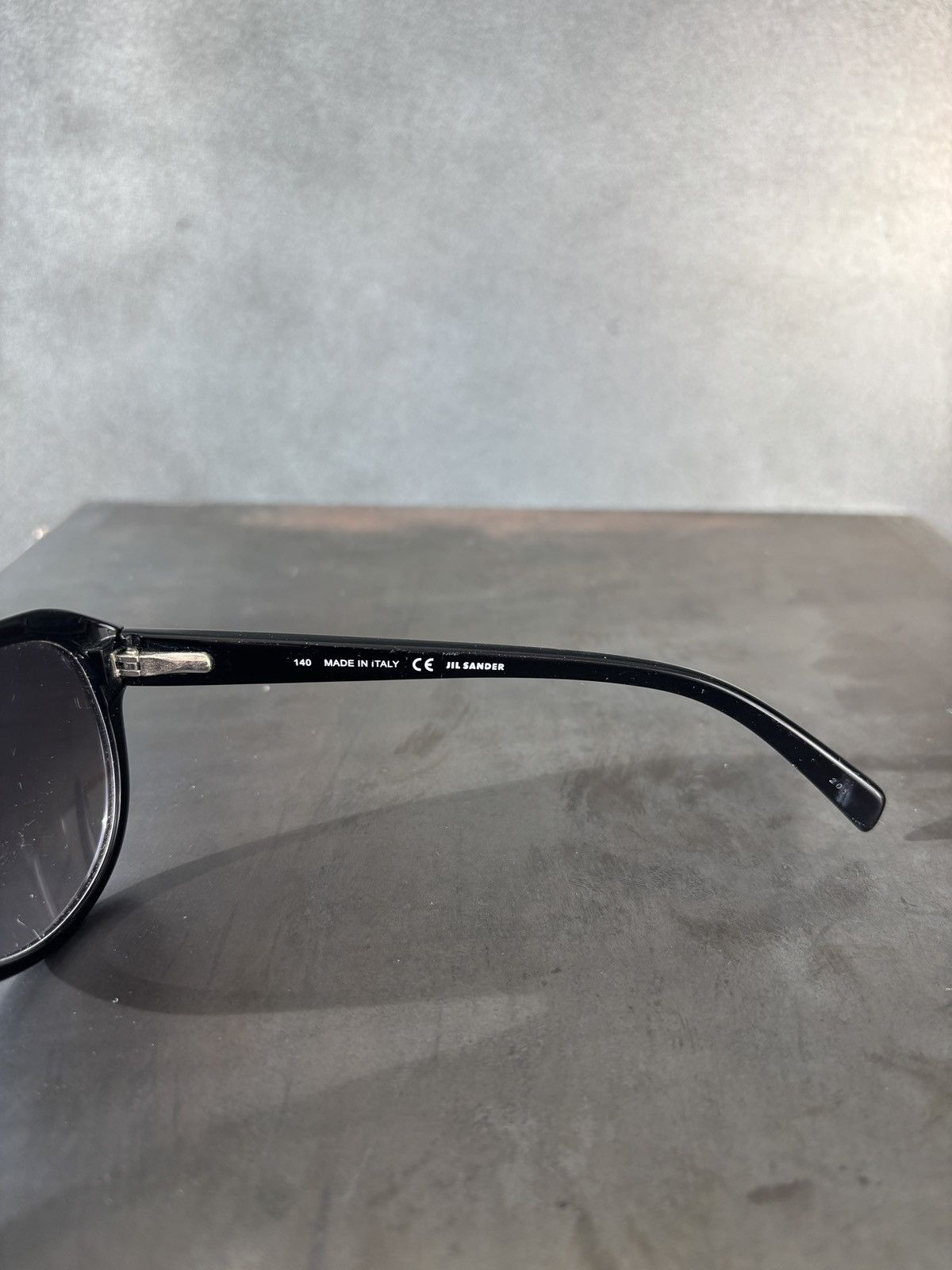 Jil Sander Sunglasses JS 695S Black Made in Italy 2000s VTG
