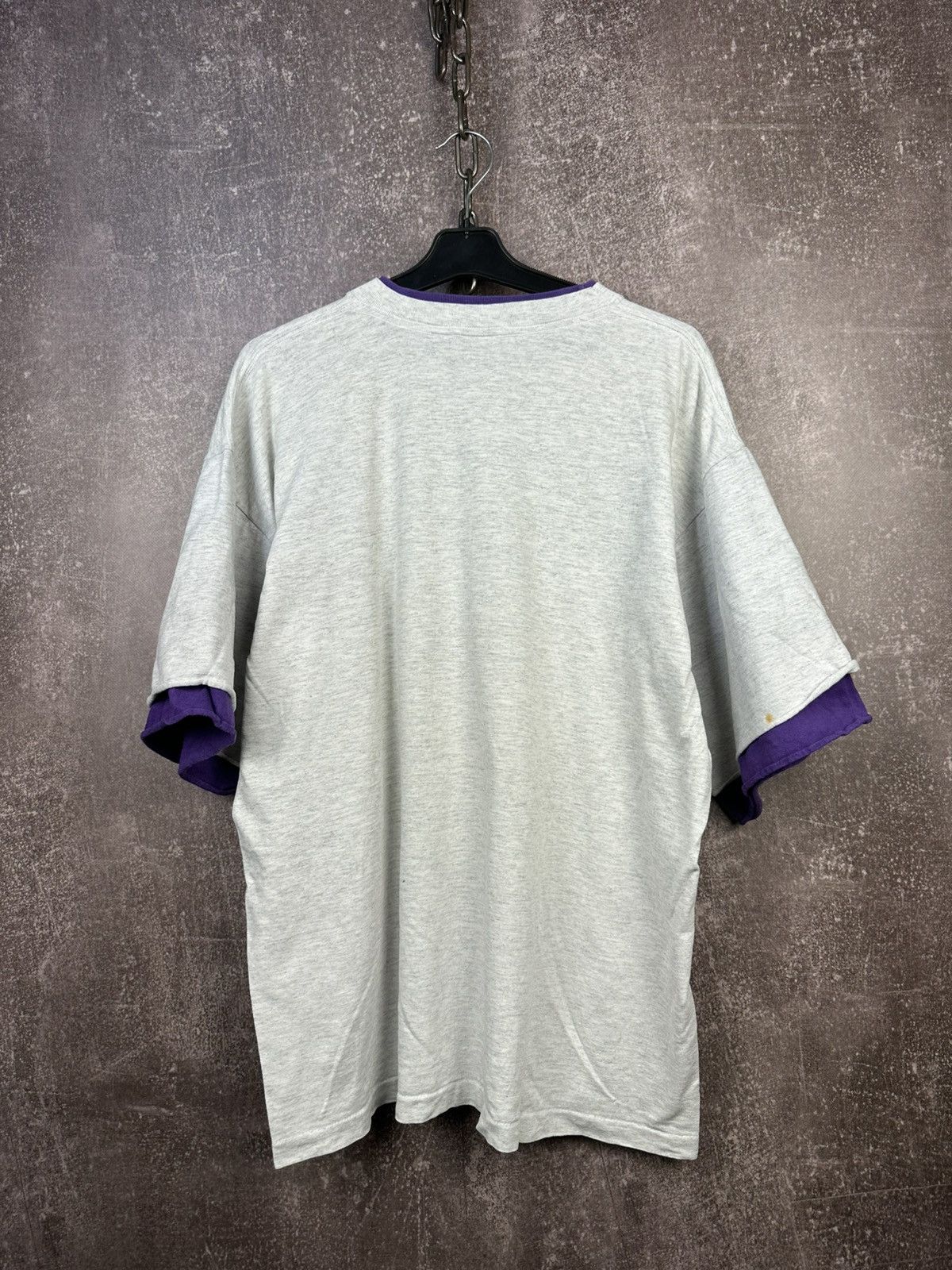 Salem Sportswear Vintage 90’s Lakers Los Angeles NBA T-Shirt Spalding RARE Size US XL / EU 56 / 4 - 2 Thumbnail