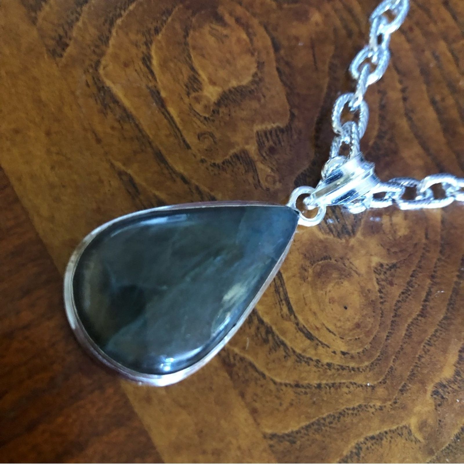 Handmade Handcrafted genuine labradorite raindrop 925 necklace Size ONE SIZE - 13 Thumbnail
