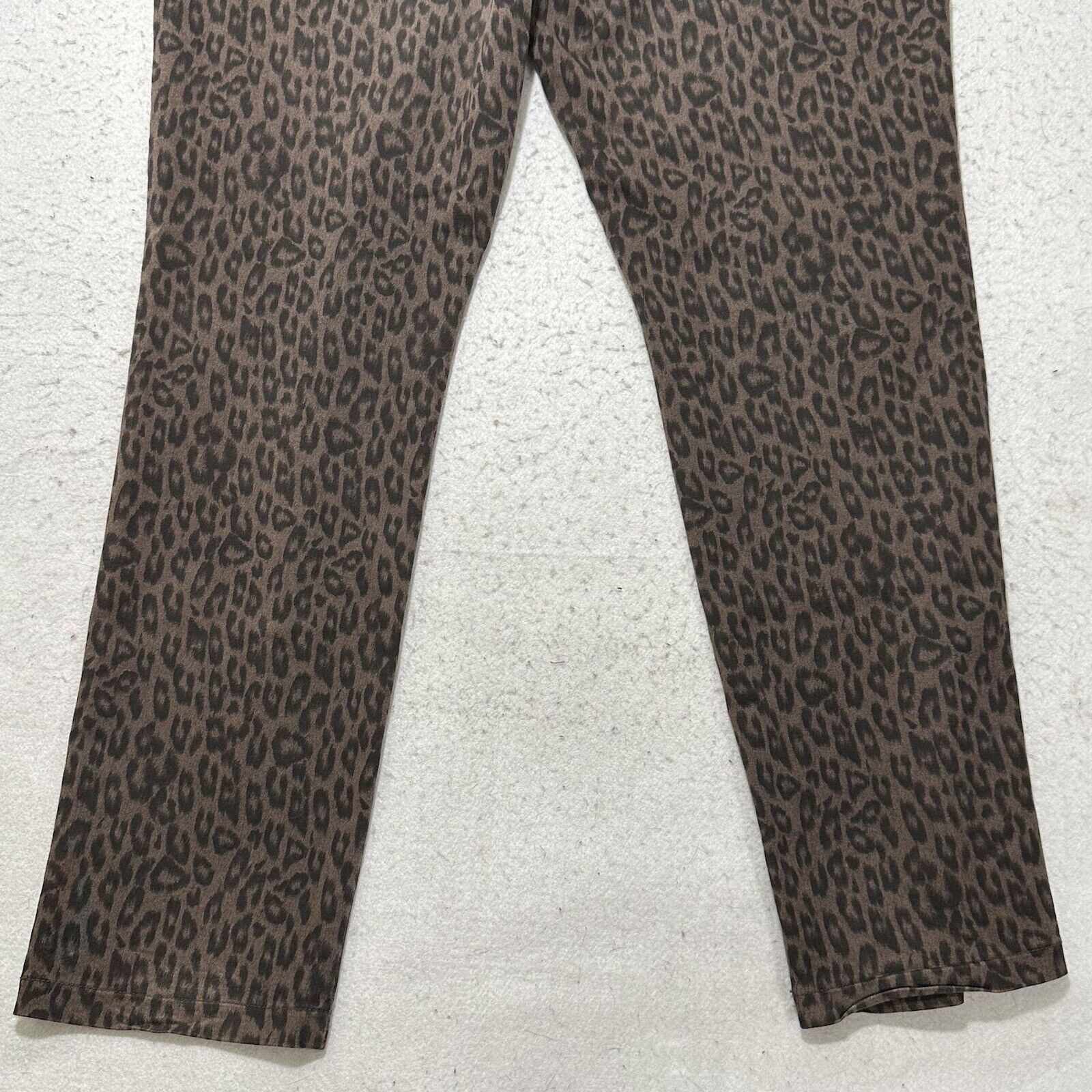Liz Claiborne Liz Claiborne 10 Classic Pull On Stretch Pants Leopard Print Size 32" / US 10 / IT 46 - 8 Thumbnail