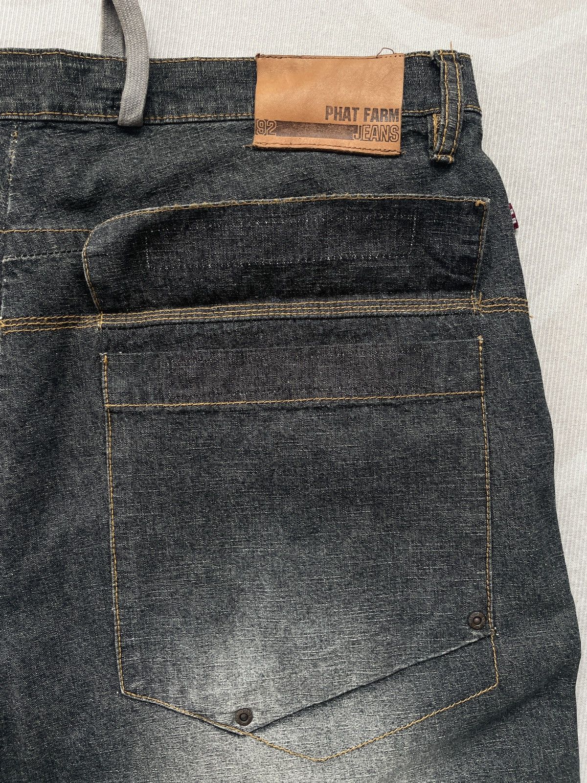 Phat Farm Vintage Phat Farm Baggy Denim Size US 37 - 9 Thumbnail