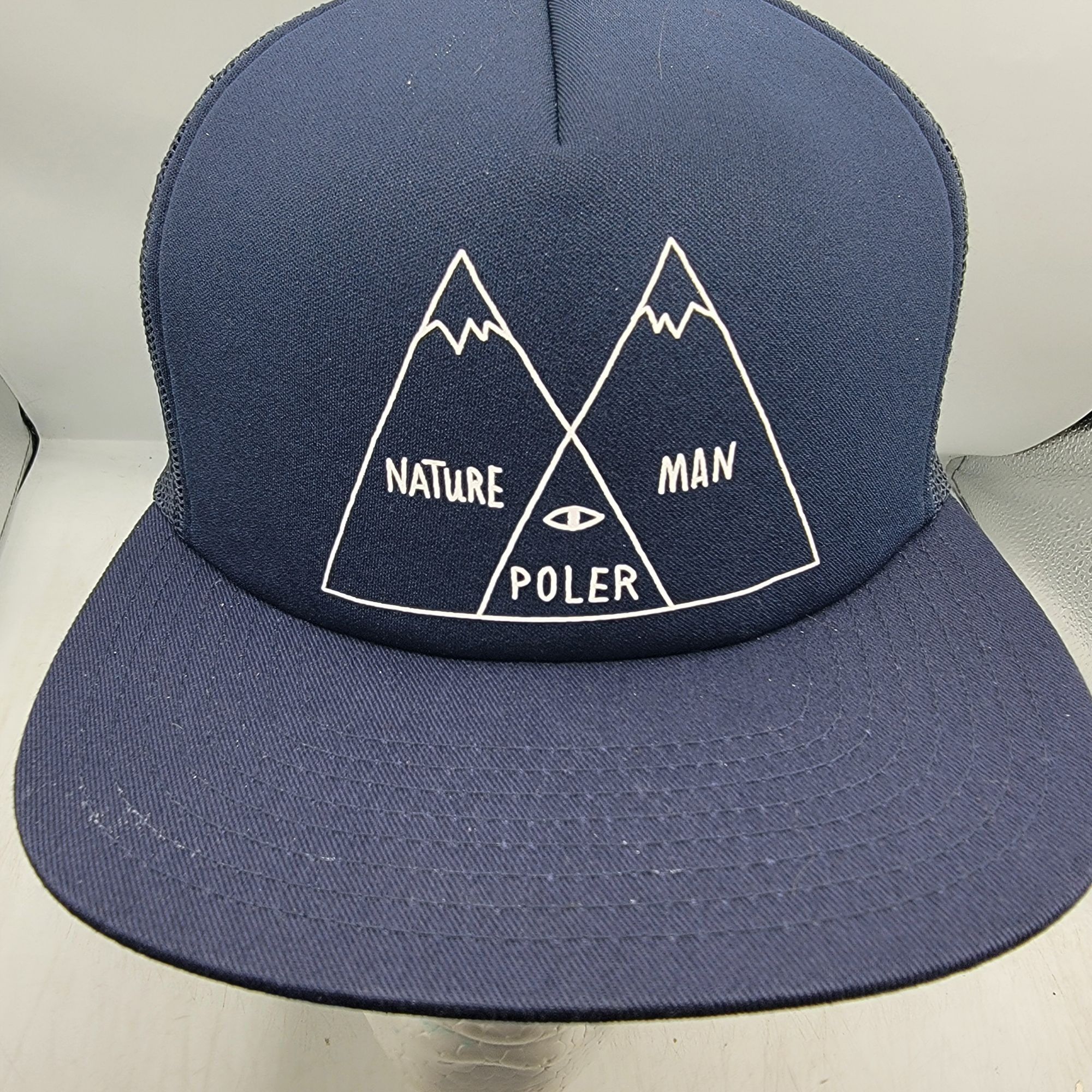 Poler Poler Camp Vibes Venn Trucker Hat Blue Casual Outdoors Summe Size ONE SIZE - 5 Thumbnail