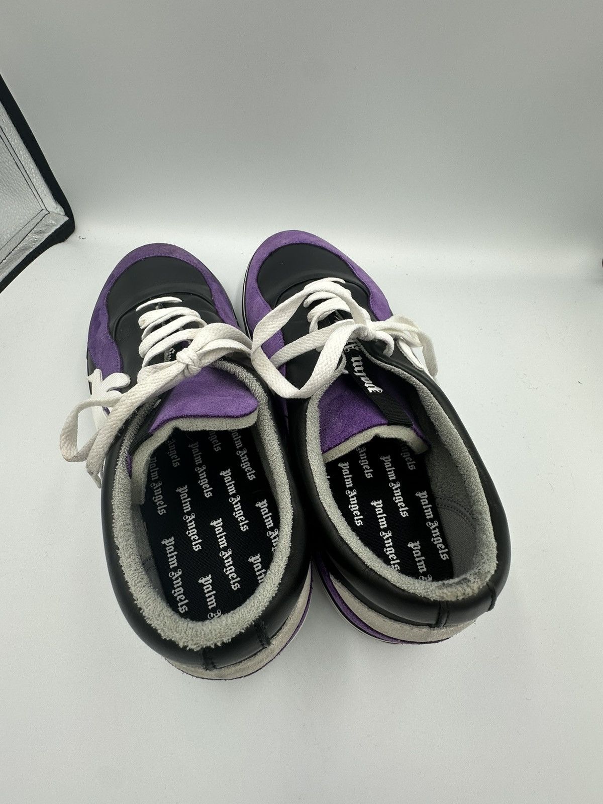 Palm Angels Palm Angles, Vulc Palm Low Purple White Size US 13 / EU 46 - 11 Thumbnail