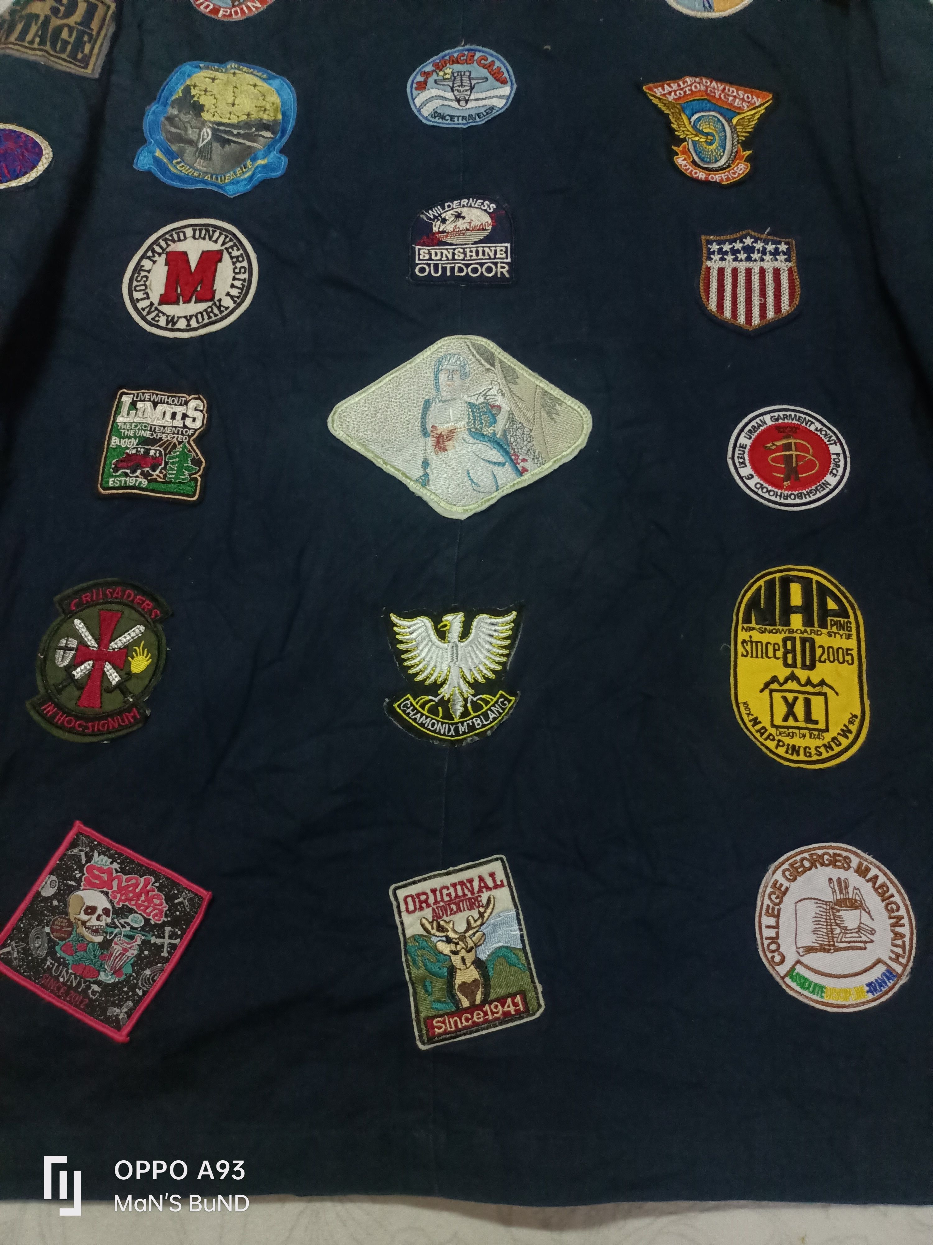 Vintage Vintage Patch Jacket (22 Patches) Size US L / EU 52-54 / 3 - 10 Thumbnail