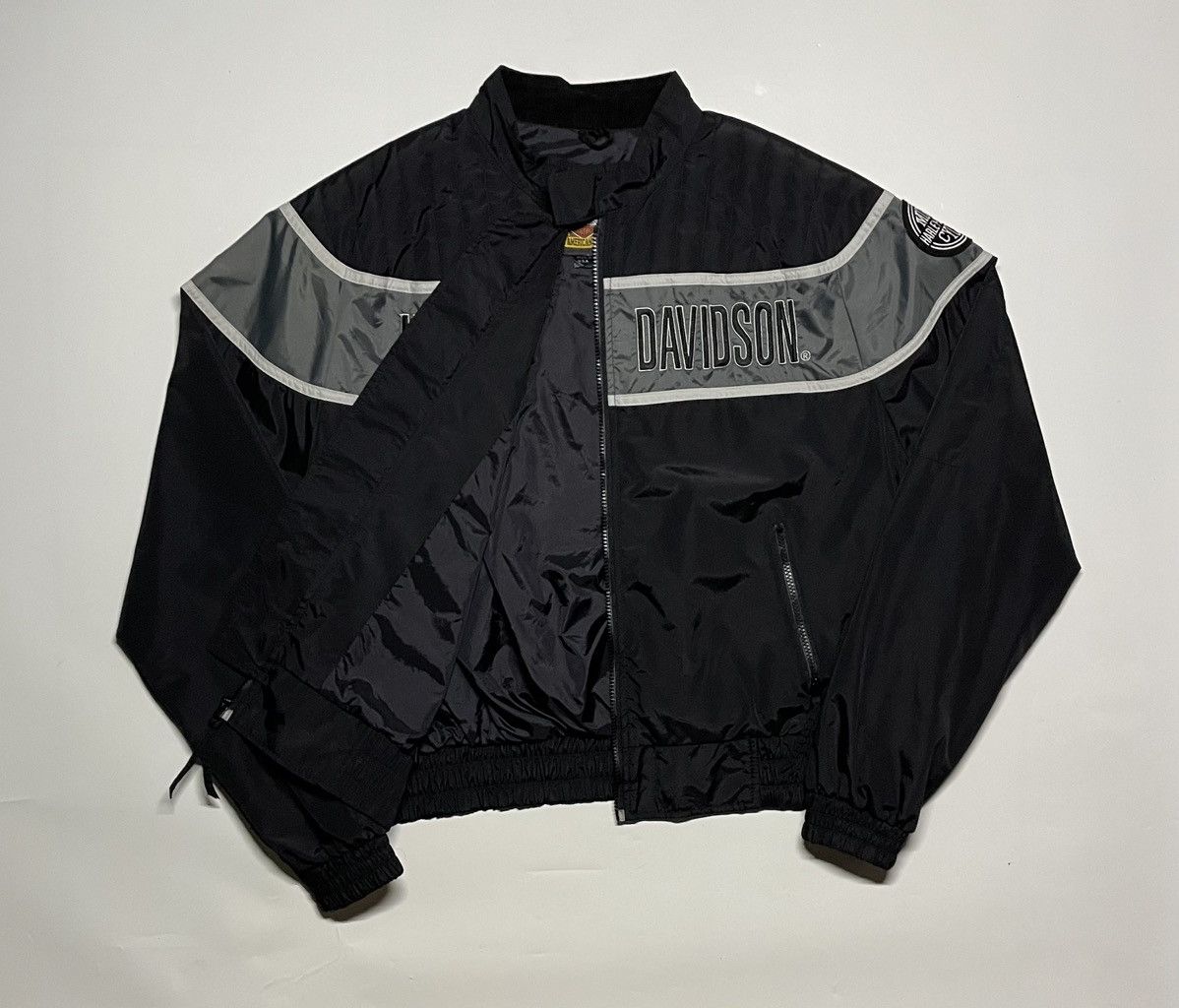 Harley Davidson × Vintage Harley Davidson motorcycle Racing Windbreaker Jacket Size US L / EU 52-54 / 3 - 16 Thumbnail