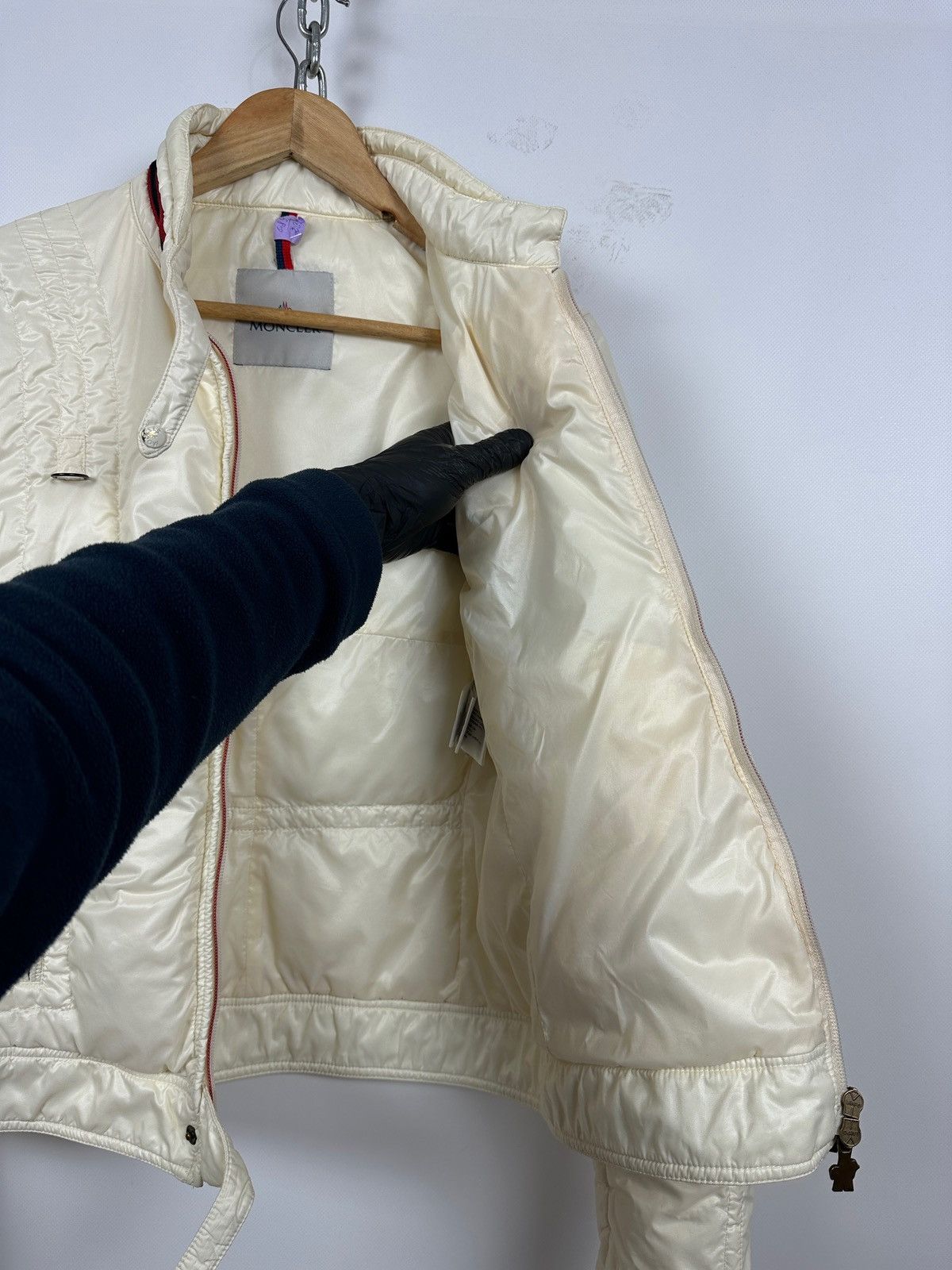 Moncler Moncler Grenoble Light Beige Zip Up Down Puffer Jacket Size XL / US 12-14 / IT 48-50 - 15 Thumbnail