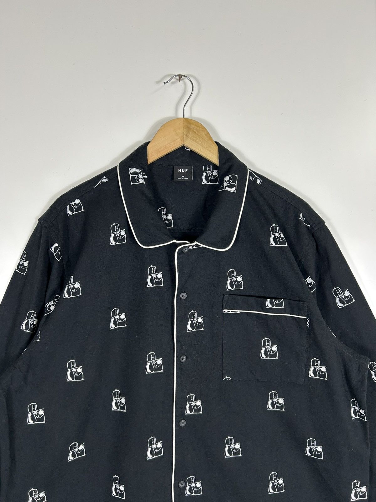 Huf × Sex Skateboards 🔥Huf Button Shirt Jacket Size US XL / EU 56 / 4 - 4 Thumbnail