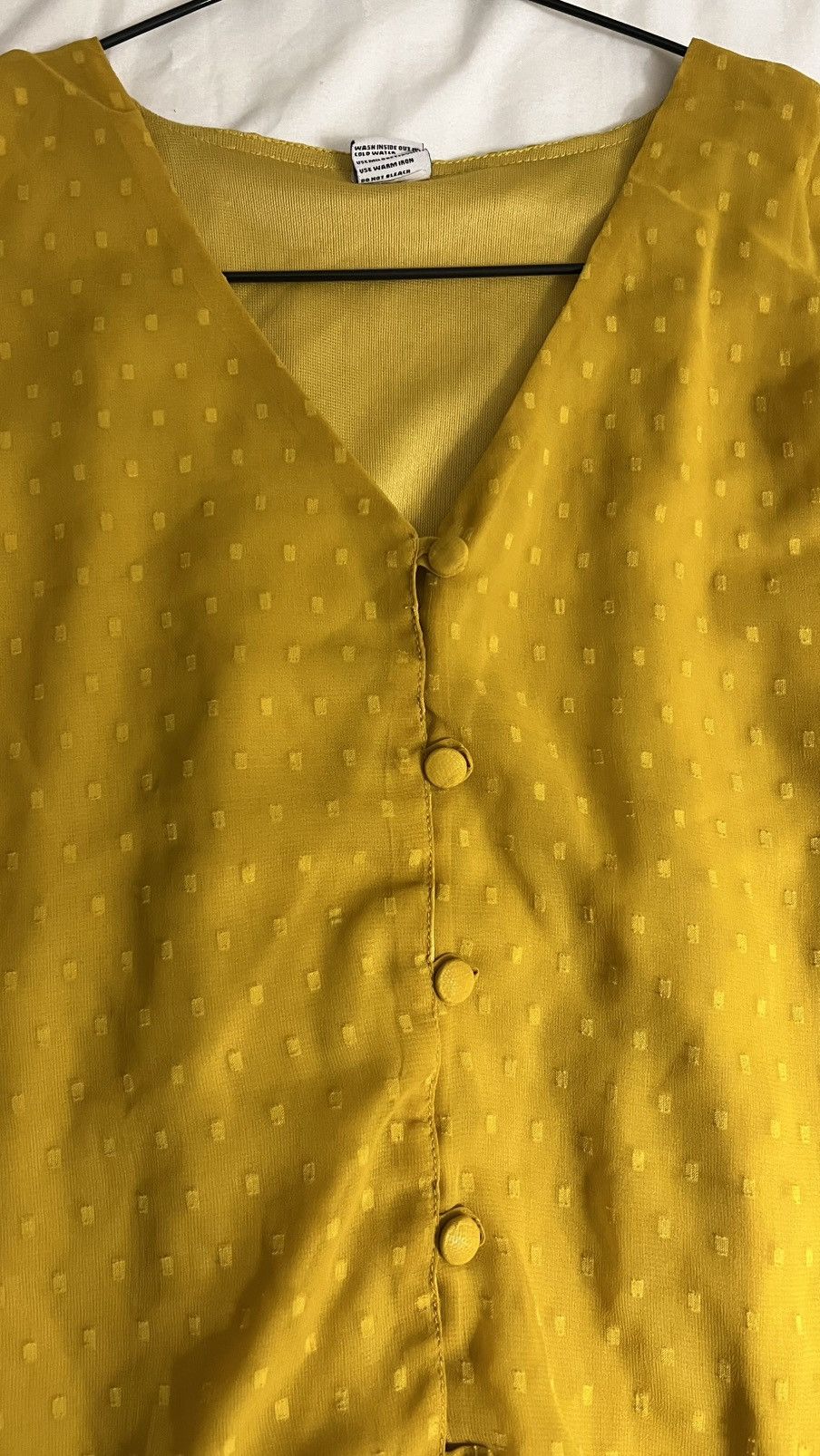 Other Yellow blouse for work Size M / US 6-8 / IT 42-44 - 3 Thumbnail