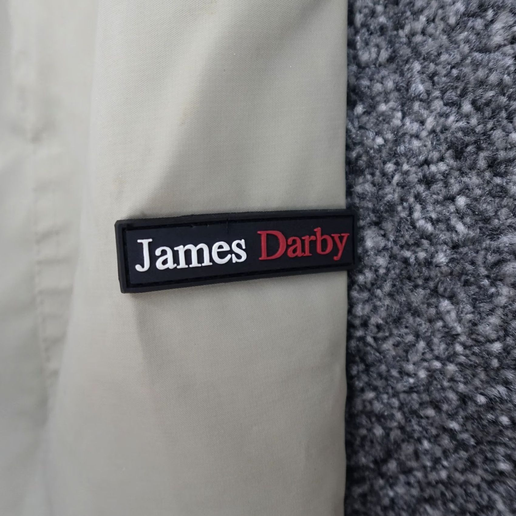 Vintage James Derby Jacket XL Men's Beige 1/4 Zip 100% PVC Size US XL / EU 56 / 4 - 7 Thumbnail