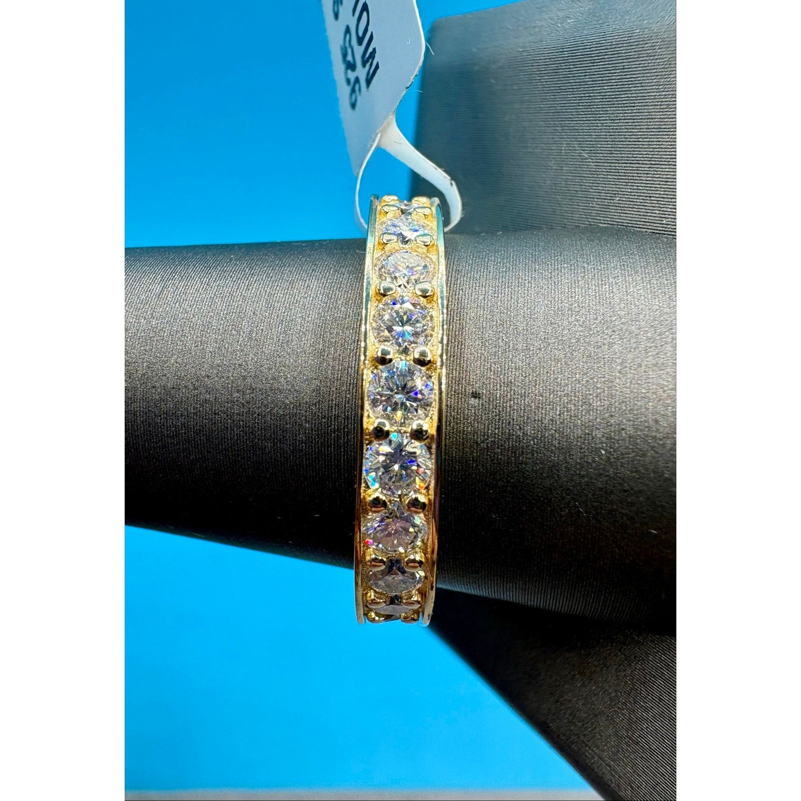Jewelry NWT Stunning Men's 3CTW Moissanite Eternity Band - Size 8.25 Size ONE SIZE - 3 Thumbnail