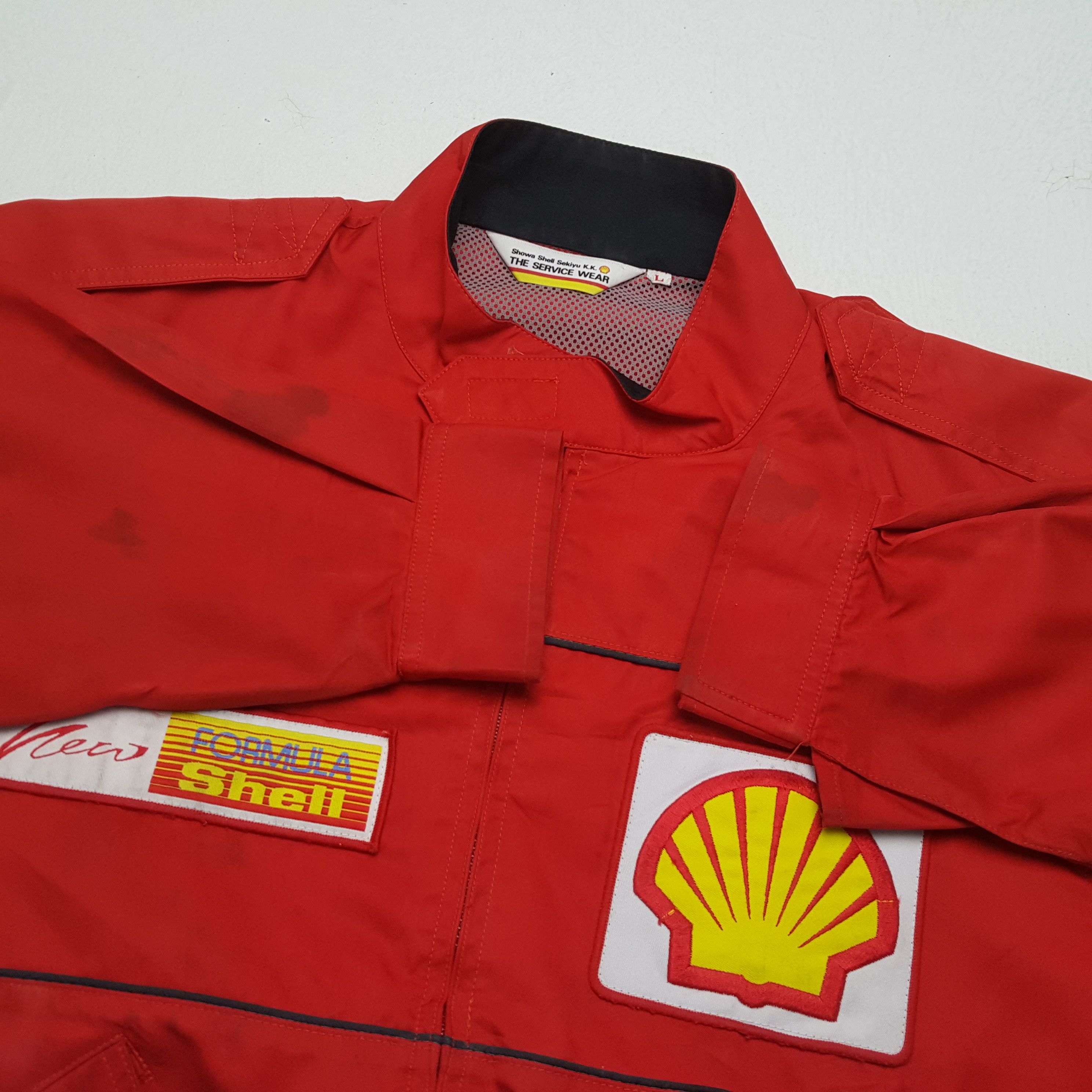 Ferrari × Vintage Vintage SHELL FORMULA 1 Ferrari Racing Team Jacket Size US L / EU 52-54 / 3 - 9 Thumbnail