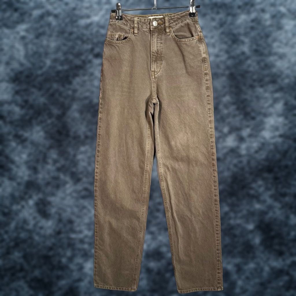 Pacsun VINTAGE PacSun 90s Boyfriend Jeans High-Waisted Relaxed Fit Brown Denim Womens Size 22 Size 22" - 1 Thumbnail