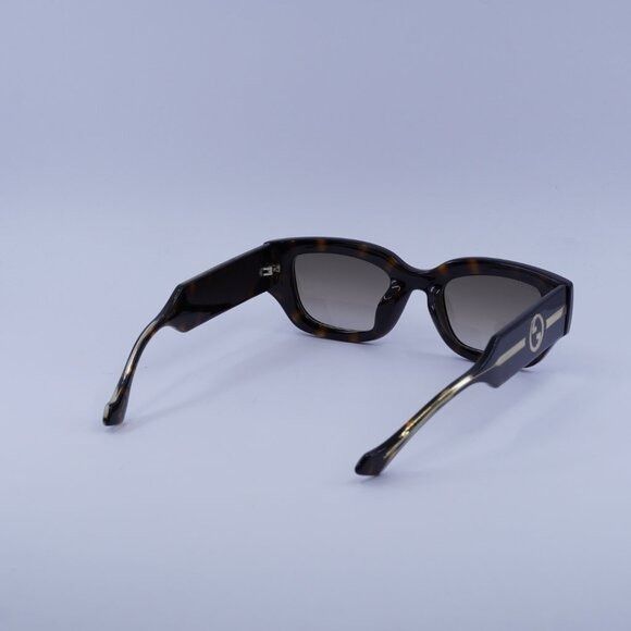 Gucci Gucci GG1558SK 002 Sunglasses Havana Square Frame, Brown Size ONE SIZE - 10 Thumbnail