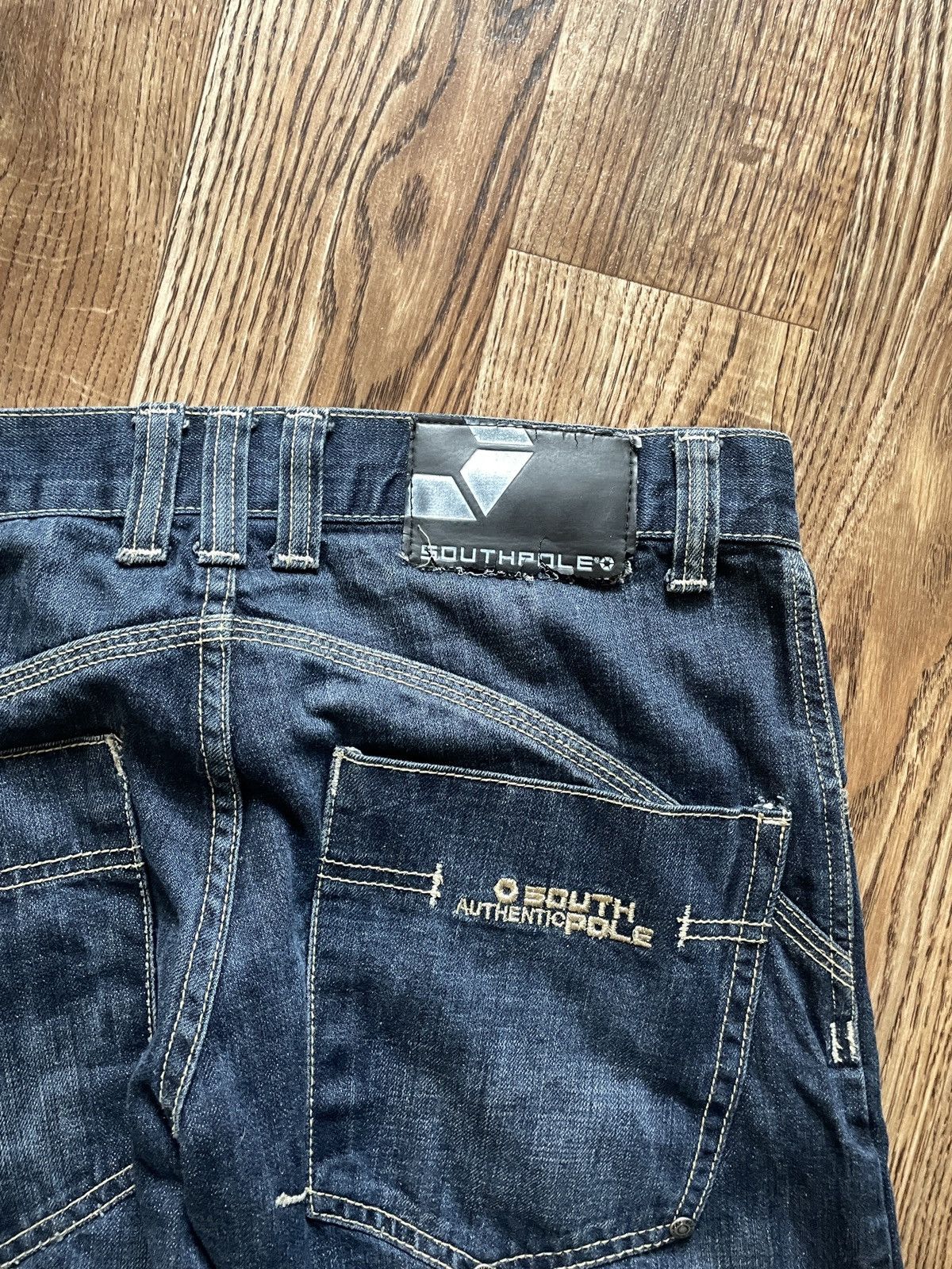 Southpole Crazy Vintage Y2K Baggy Southpole Jeans Skater Opium Size US 31 - 5 Thumbnail