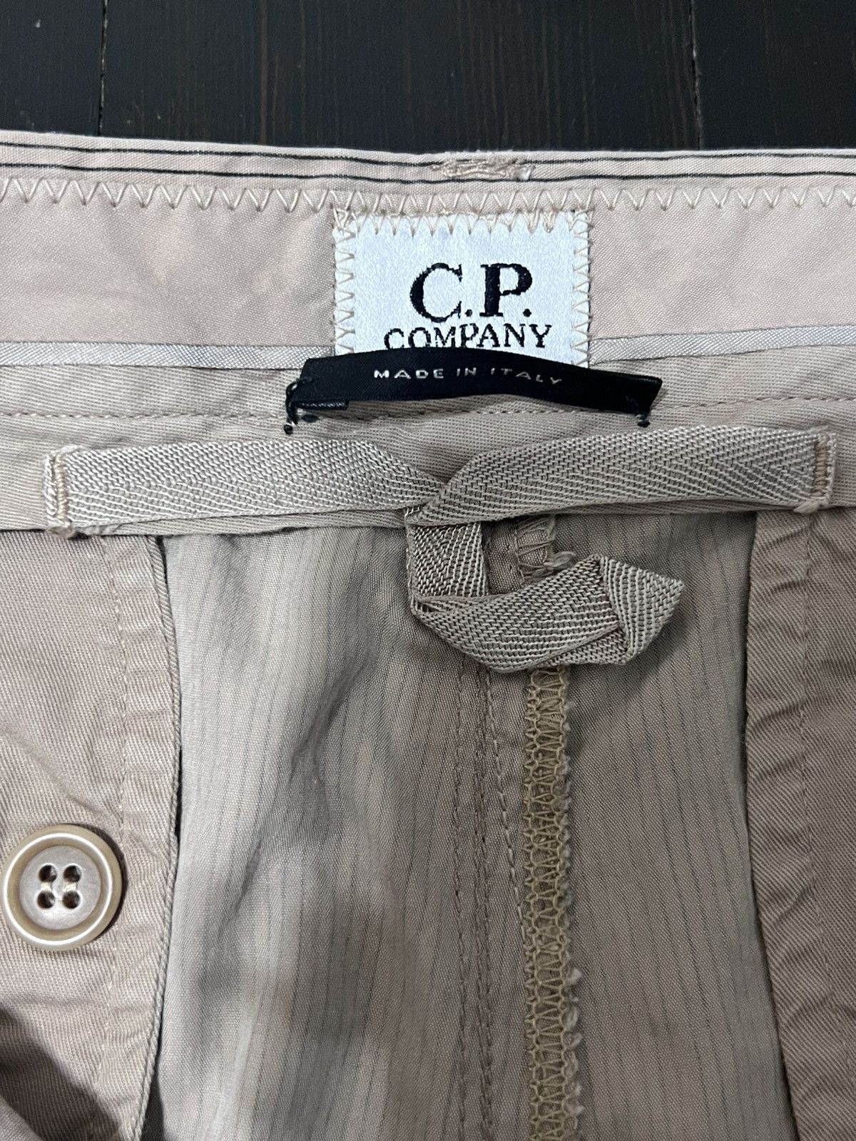 C.P. Company C.P. Company Beige Pinstripe Trousers Made in Italy Size US 29 - 3 Thumbnail