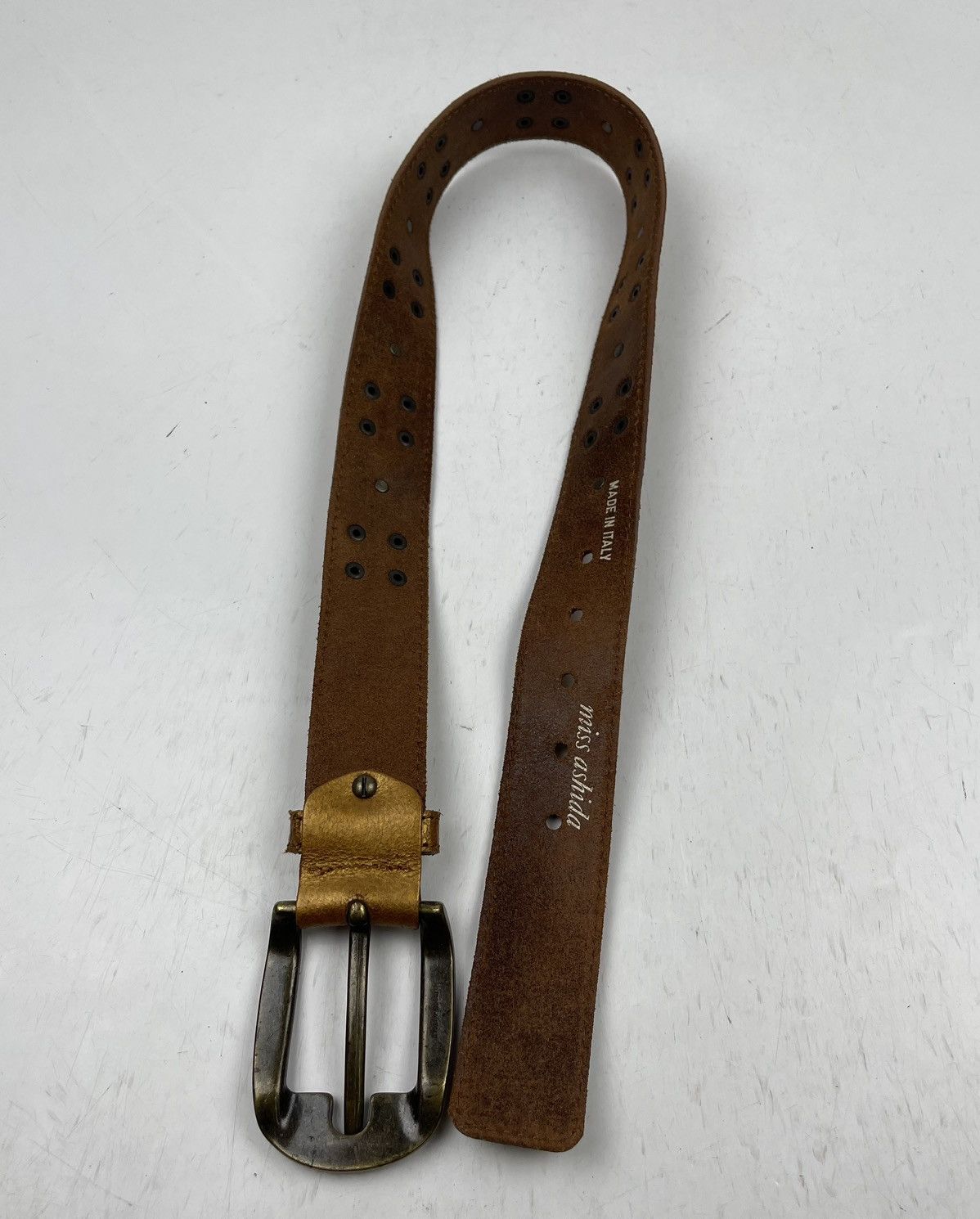 Japanese Brand × Seditionaries jun ashida made in italy studded leather belt tc34 Size ONE SIZE - 9 Thumbnail